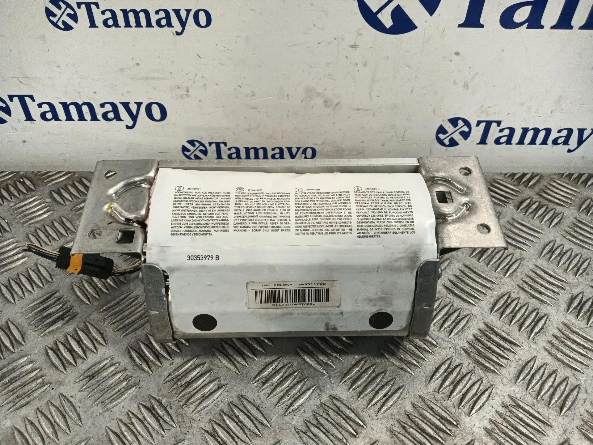 Airbag Delantero Derecho para Bmw Serie 1 Berlina (E81/E87)