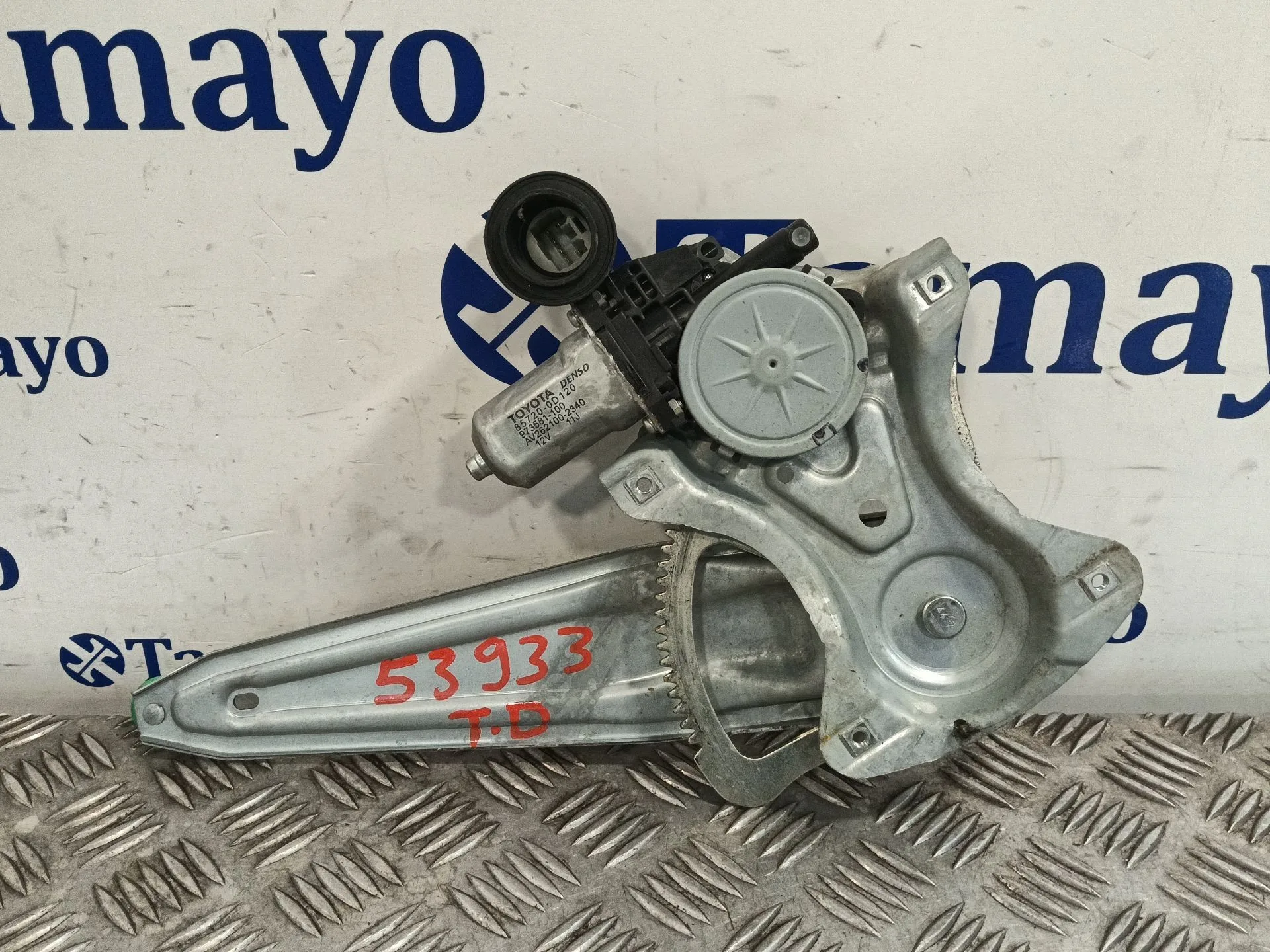 Elevalunas Trasero Derecho para Toyota Auris