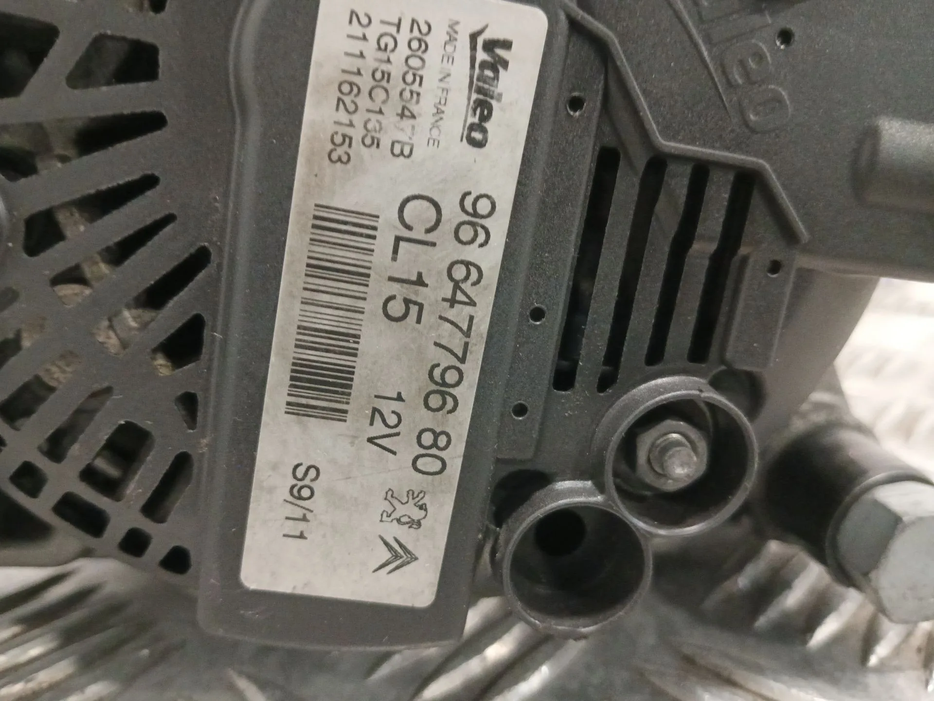 Alternador para Peugeot 3008 I Monospace (0U_)