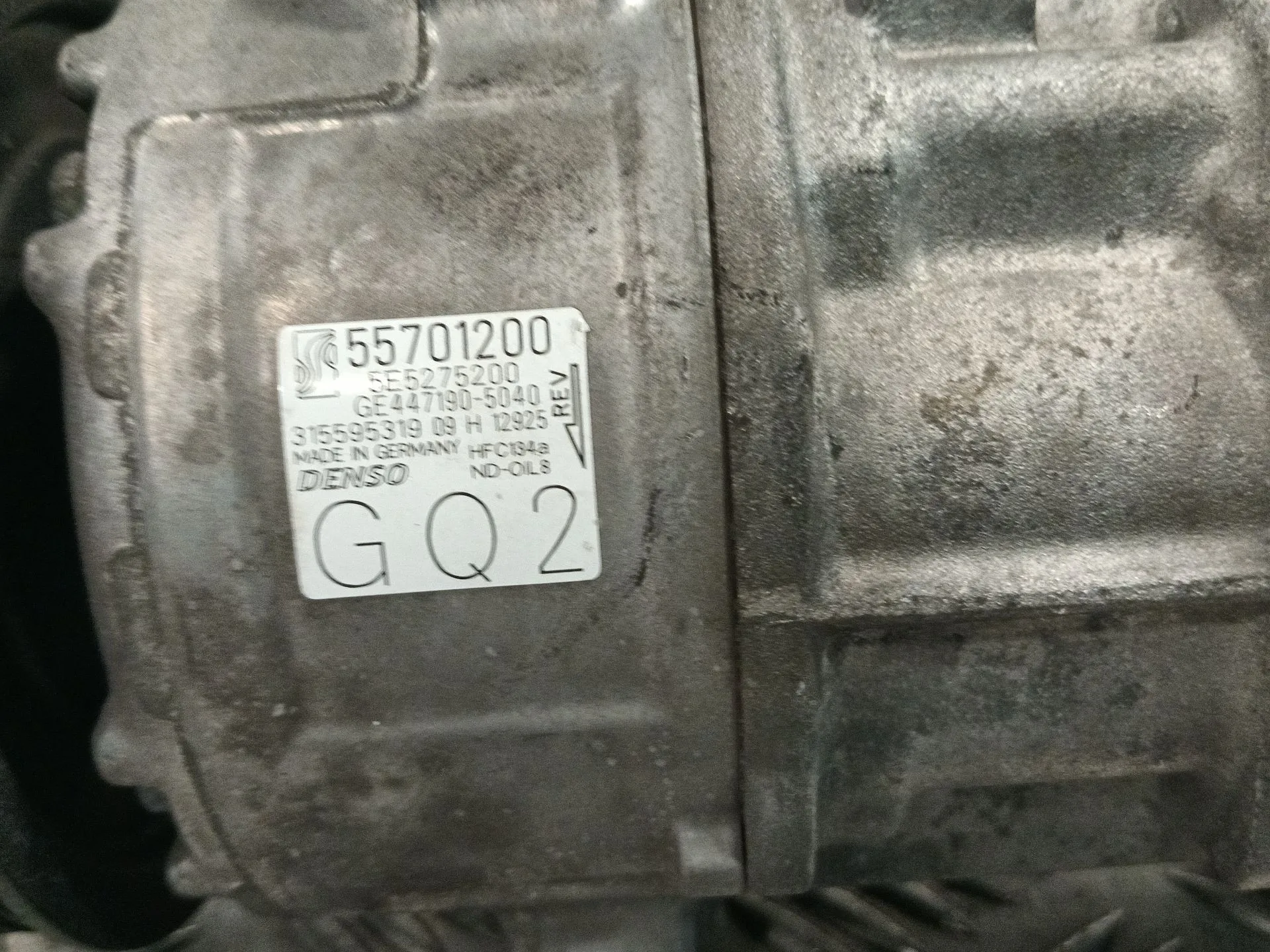 Compresor Aire Acondicionado para Opel Corsa D