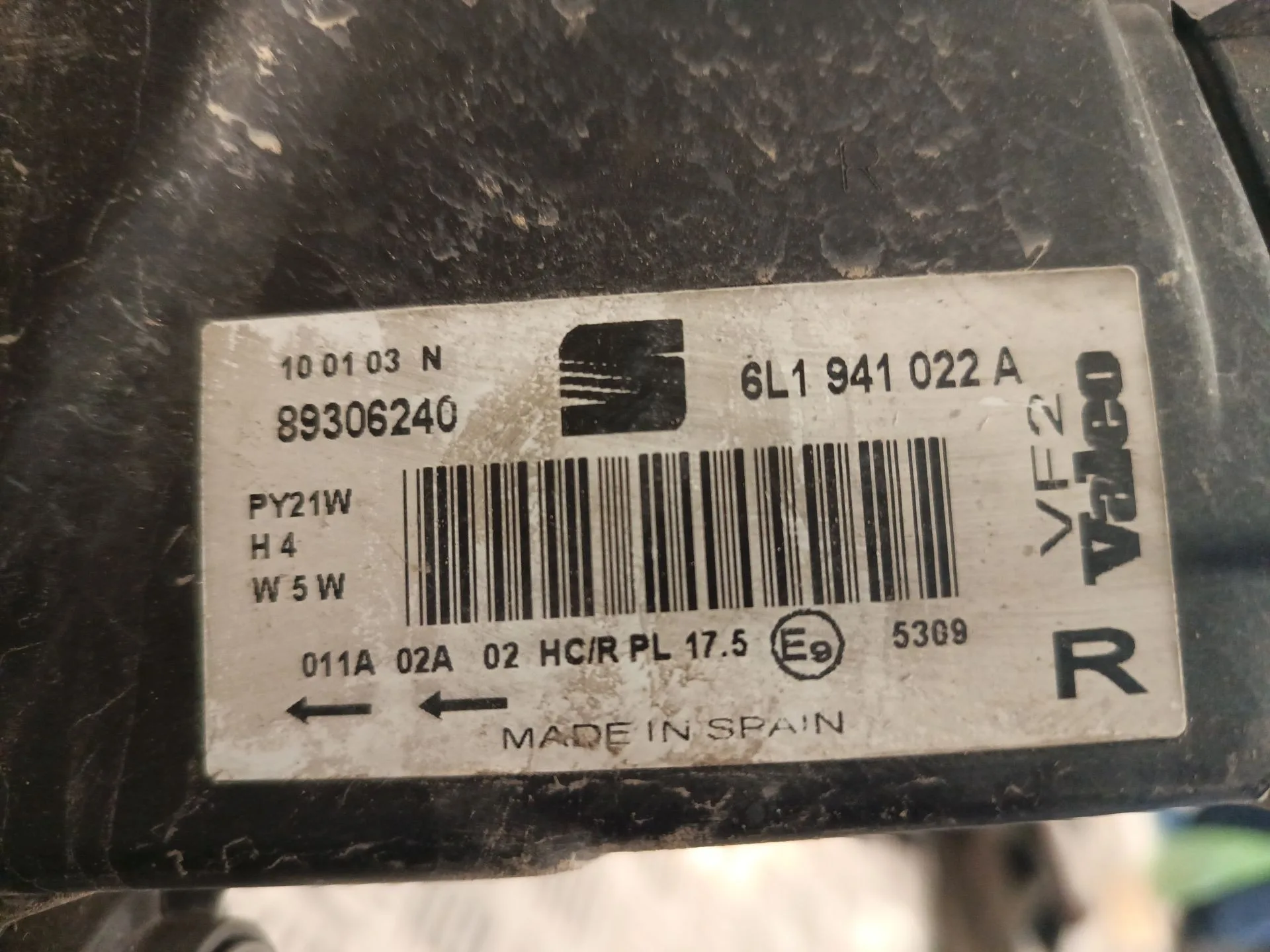 Faro Derecho para Seat Ibiza Iii (6L1)