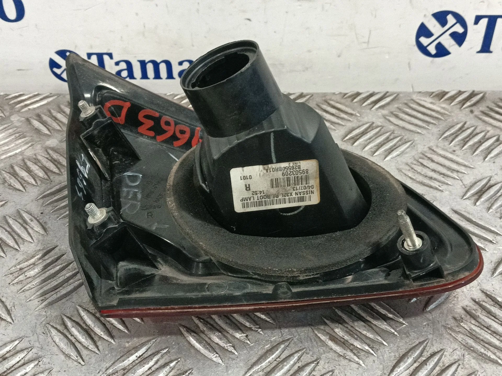 Piloto Trasero Derecho Interior para Nissan Qashqai I (J10, Nj10)