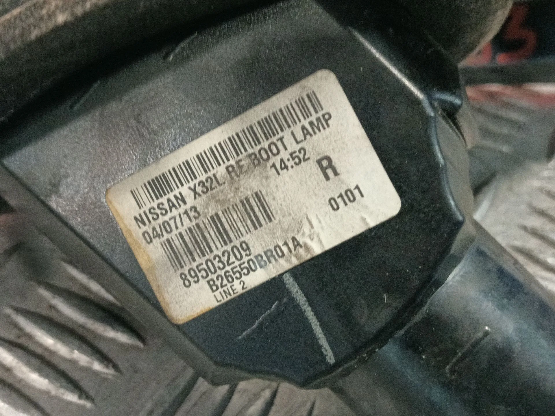Piloto Trasero Derecho Interior para Nissan Qashqai I (J10, Nj10)