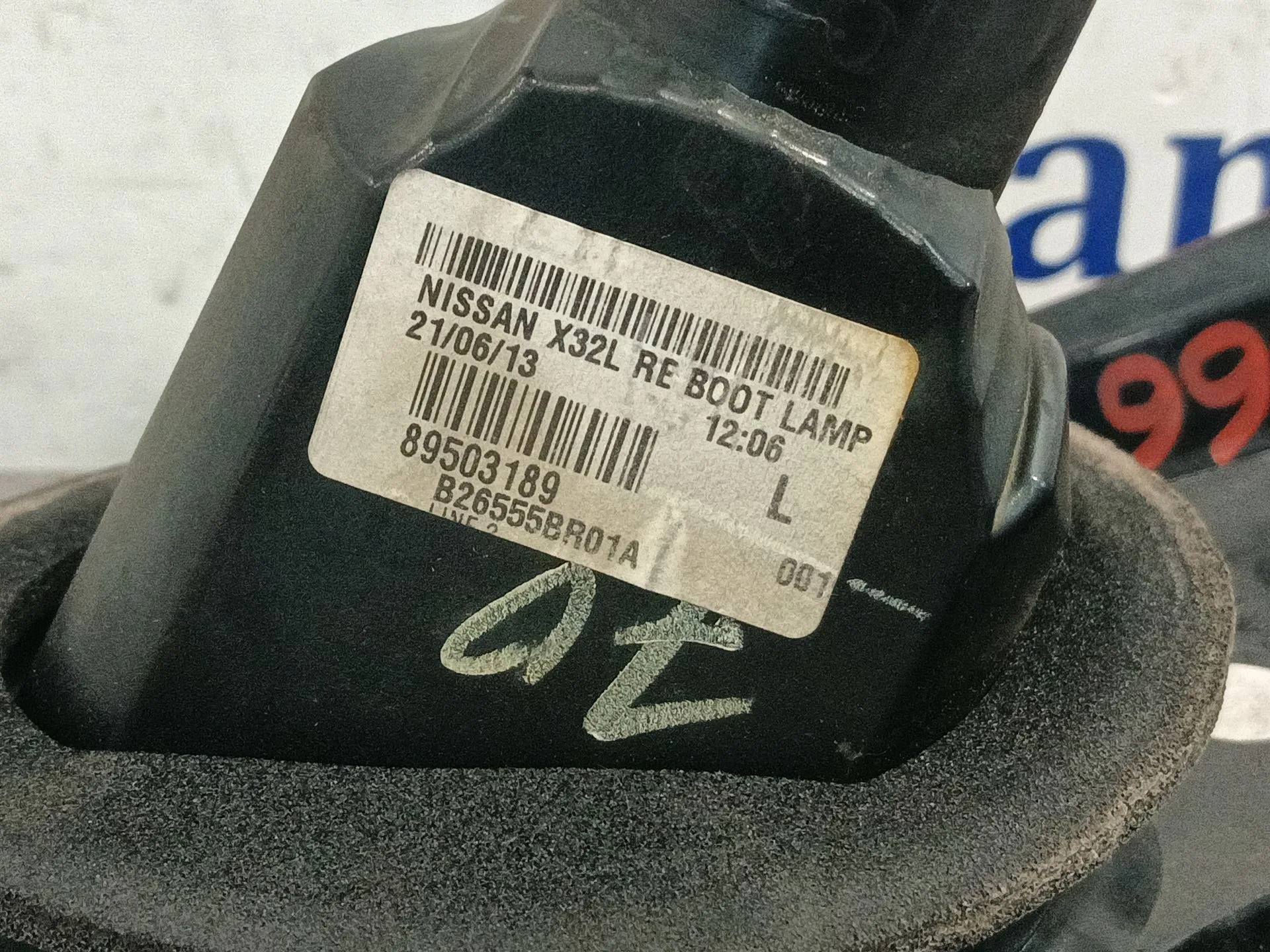 Piloto Trasero Izquierdo Interior para Nissan Qashqai I (J10, Nj10)