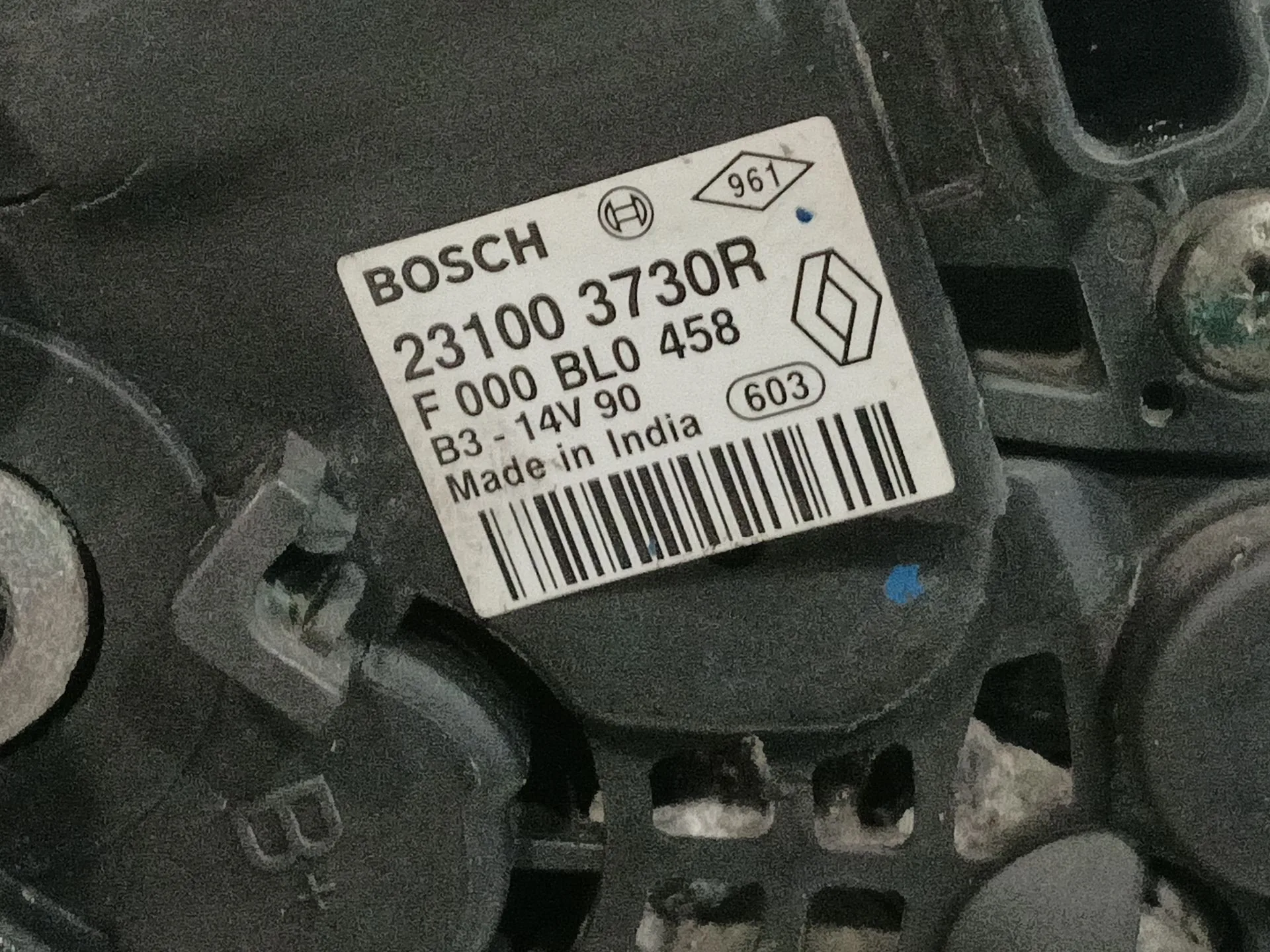 Alternador para Dacia Sandero