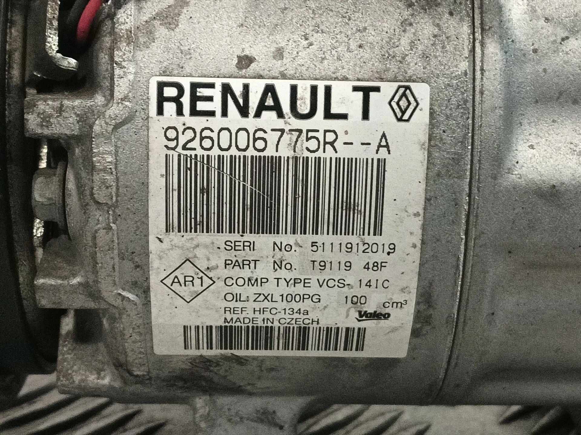 Compresor Aire Acondicionado para Dacia Sandero