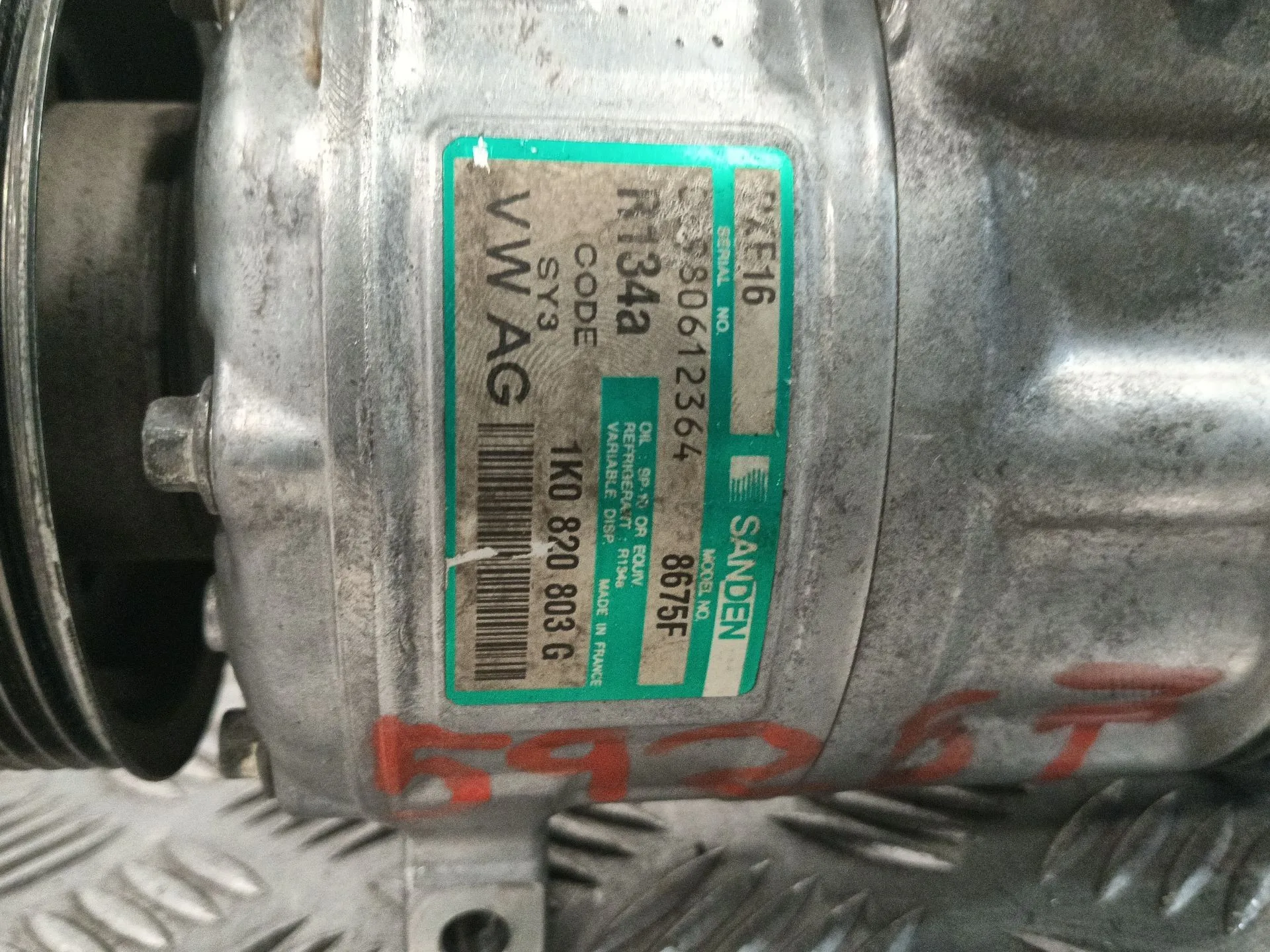 Compresor Aire Acondicionado para Volkswagen Golf V (1K1)