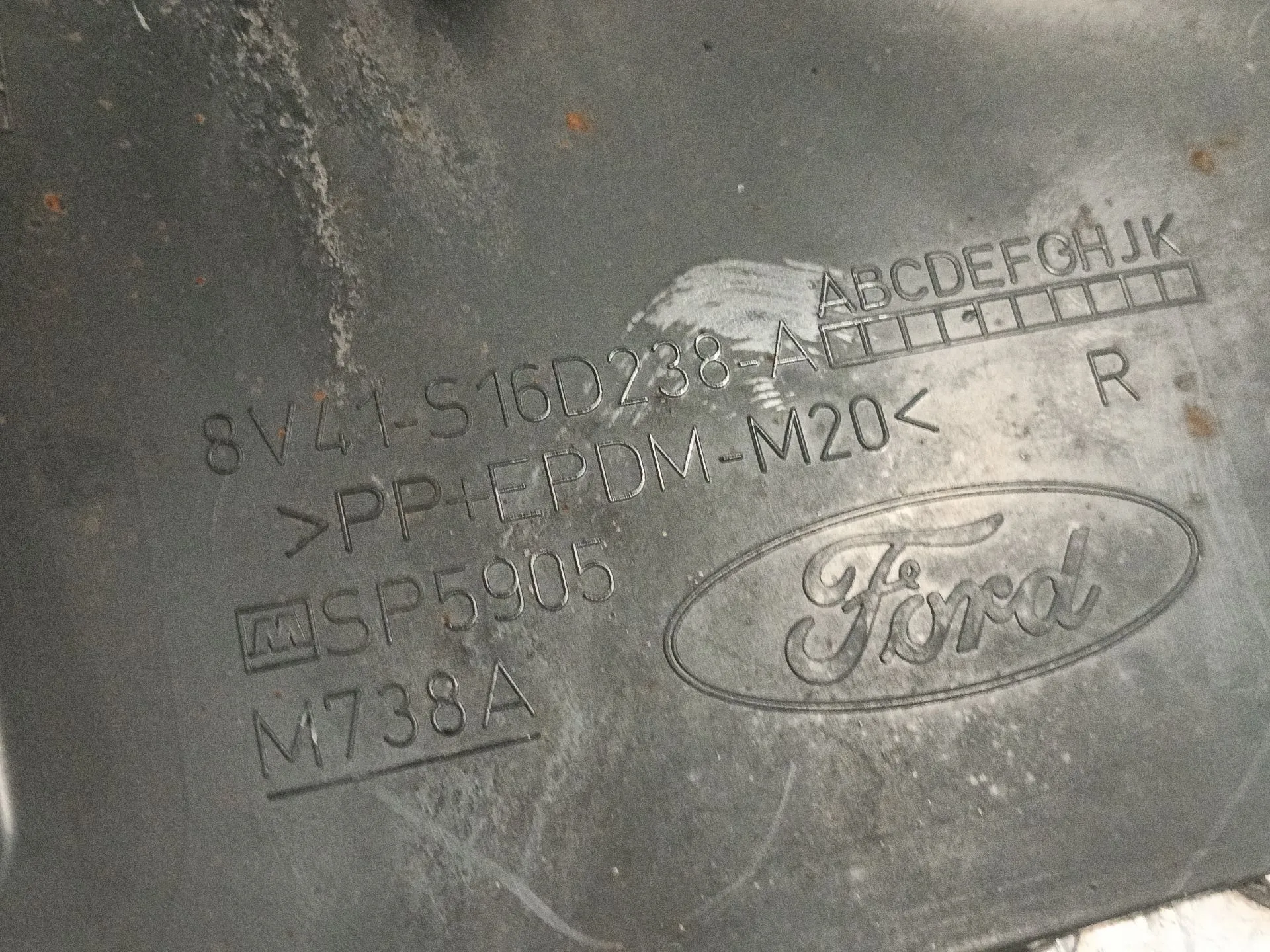 Aletin Delantero Derecho para Ford Kuga I