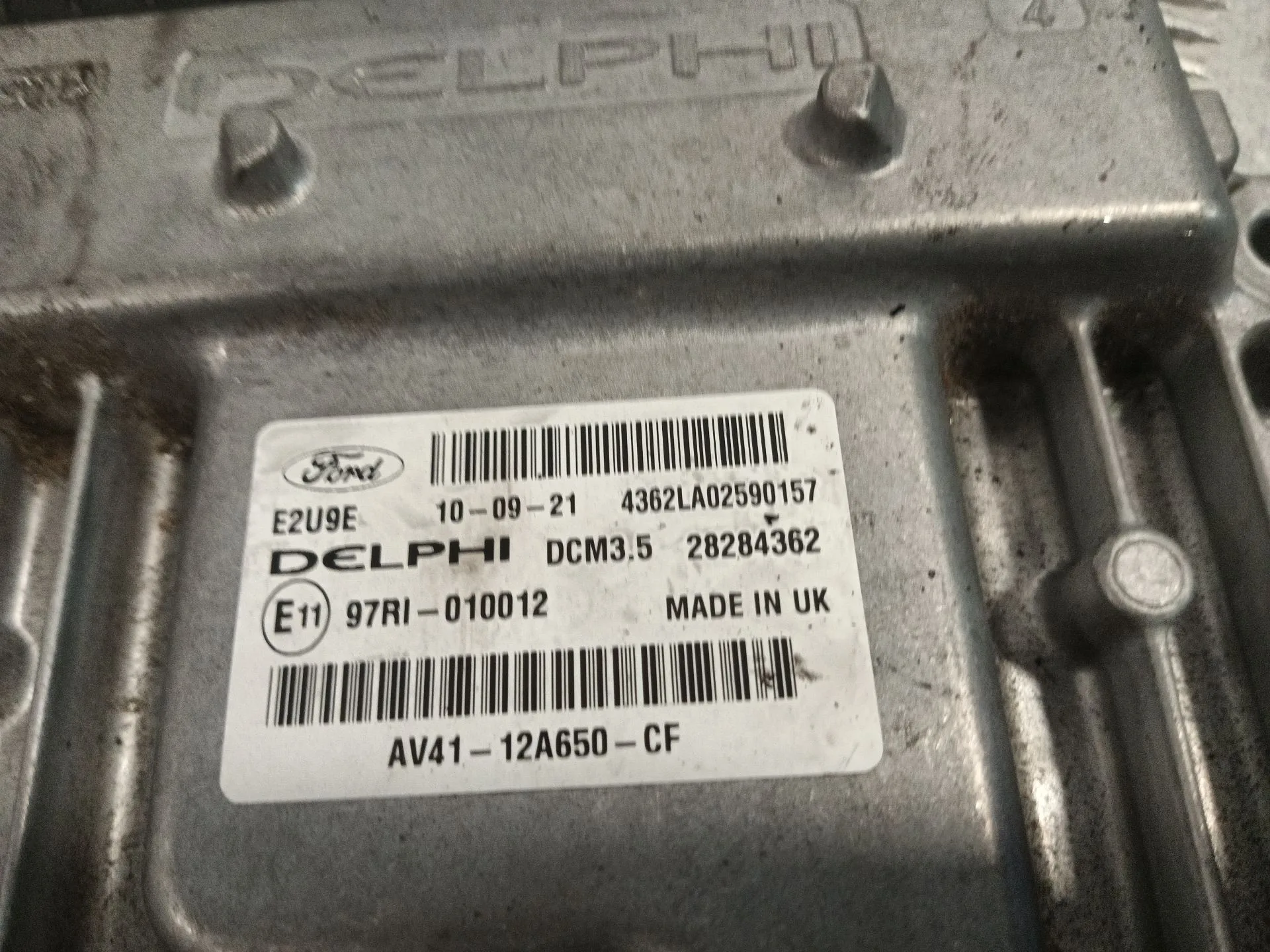 Centralita Motor Uce para Ford Kuga I