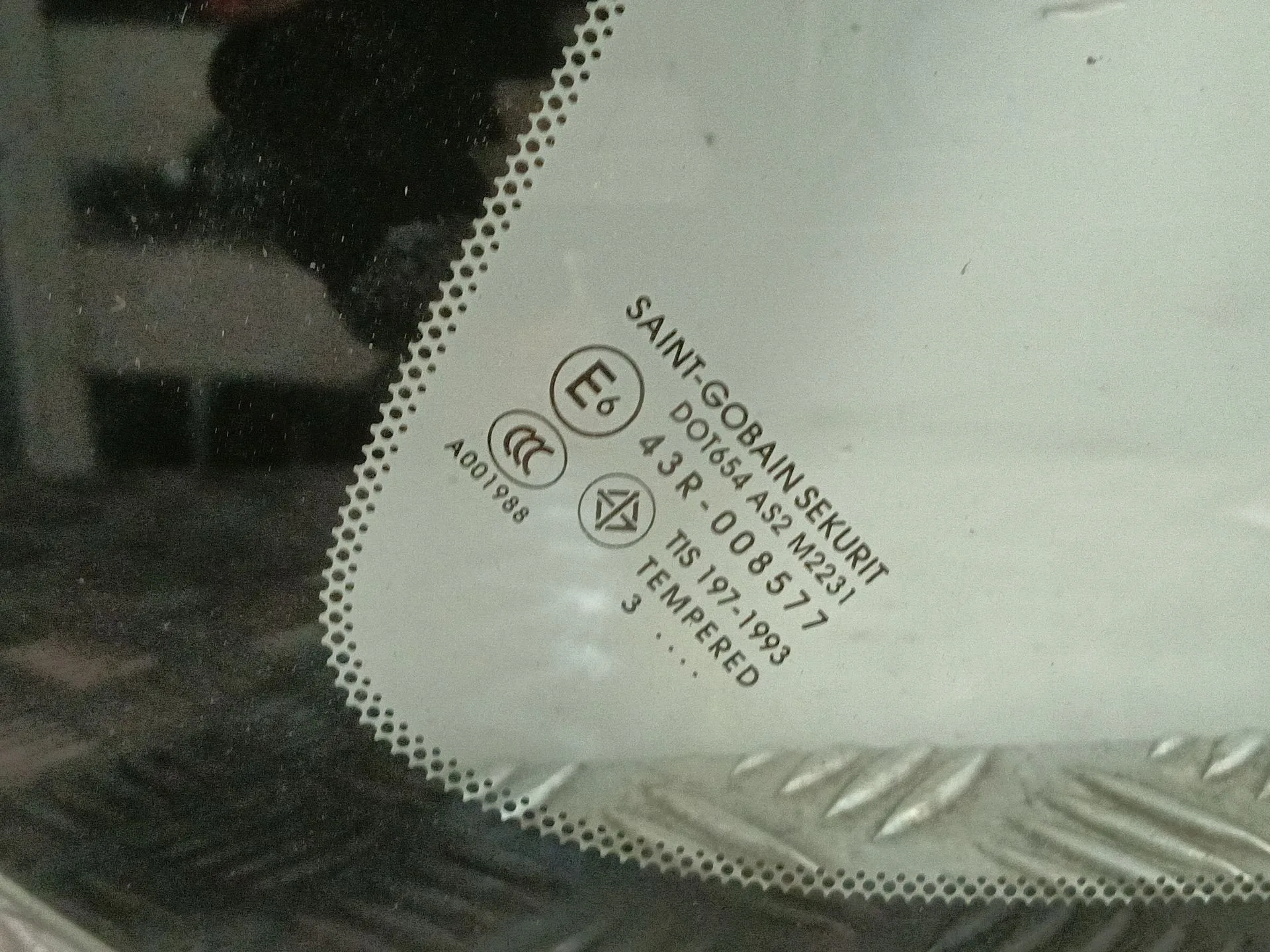 Luna Custodia Trasera Izquierda para Mazda 3 Berlina (Bk)