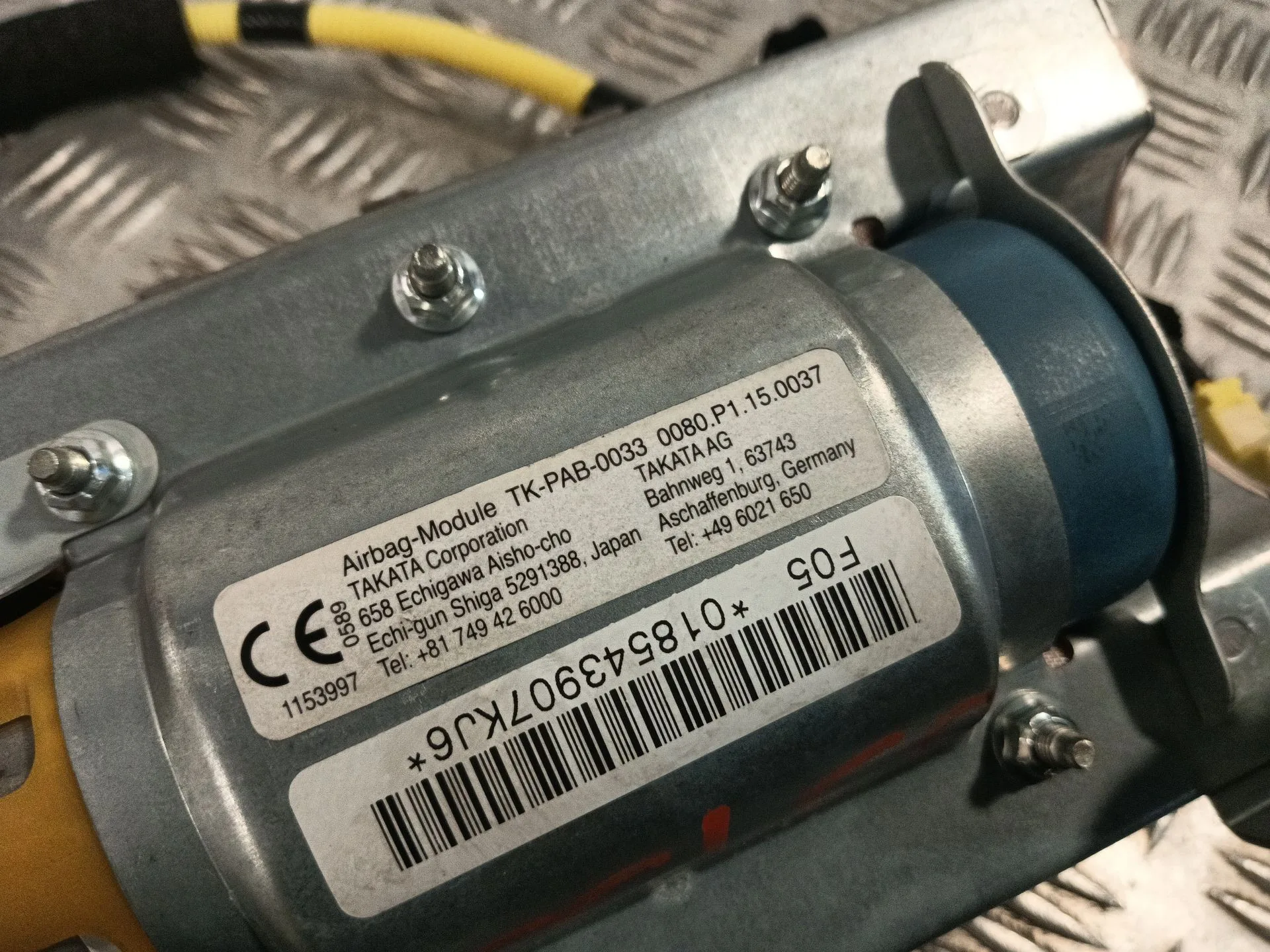 Airbag Delantero Derecho para Toyota Auris