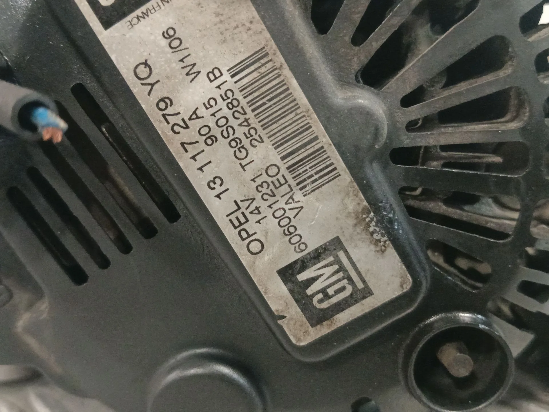 Alternador para Opel Corsa C