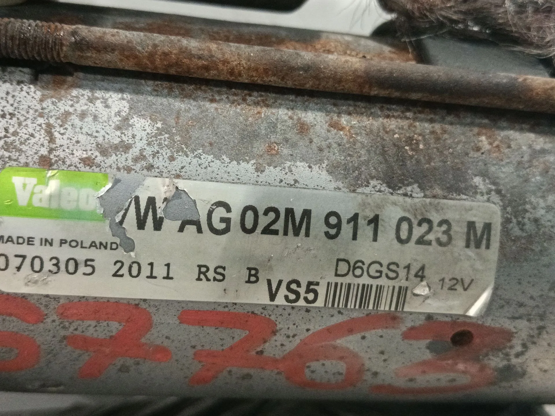 Motor Arranque para Audi A3 Sportback (8P)