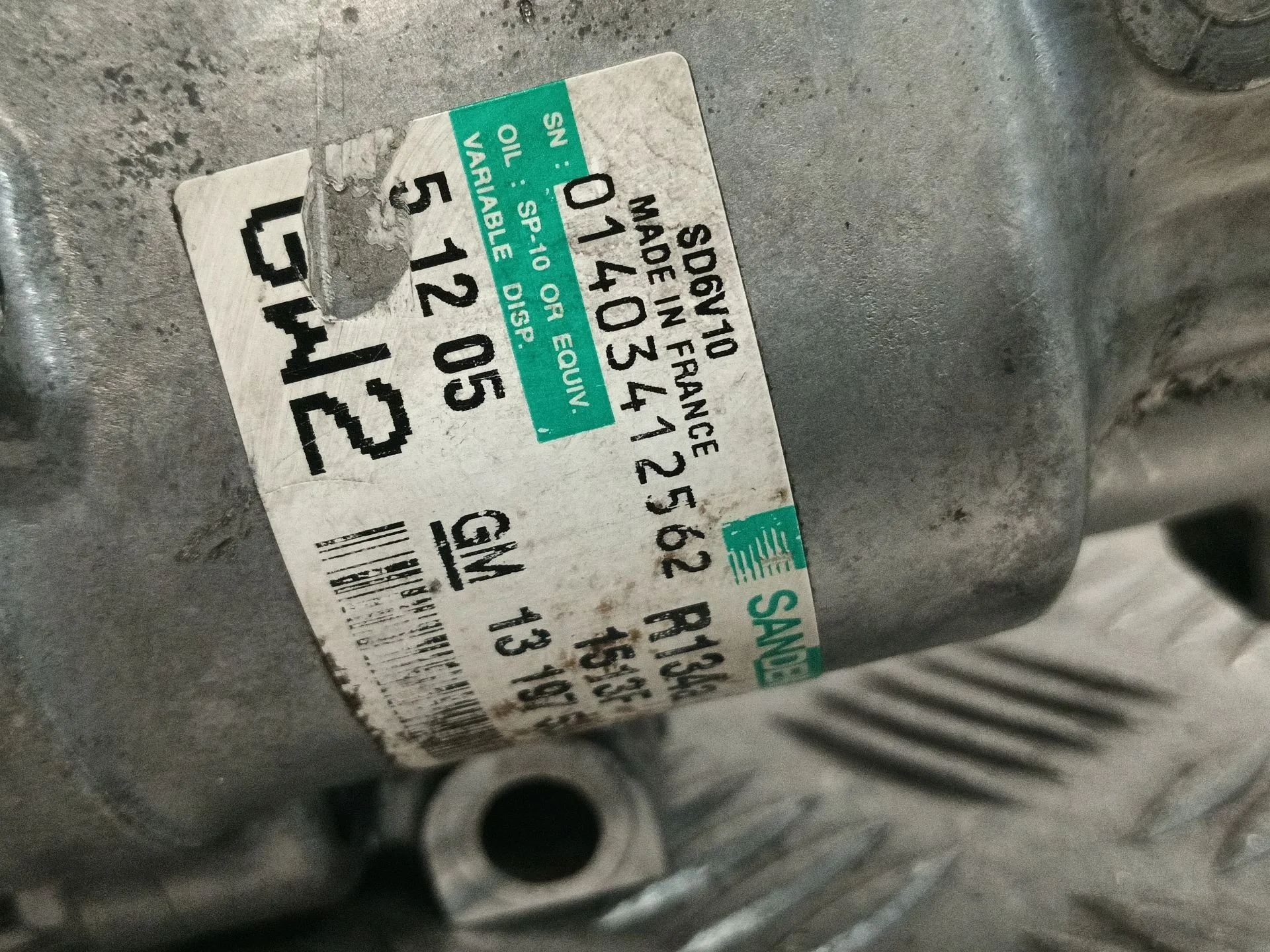 Compresor Aire Acondicionado para Opel Corsa C