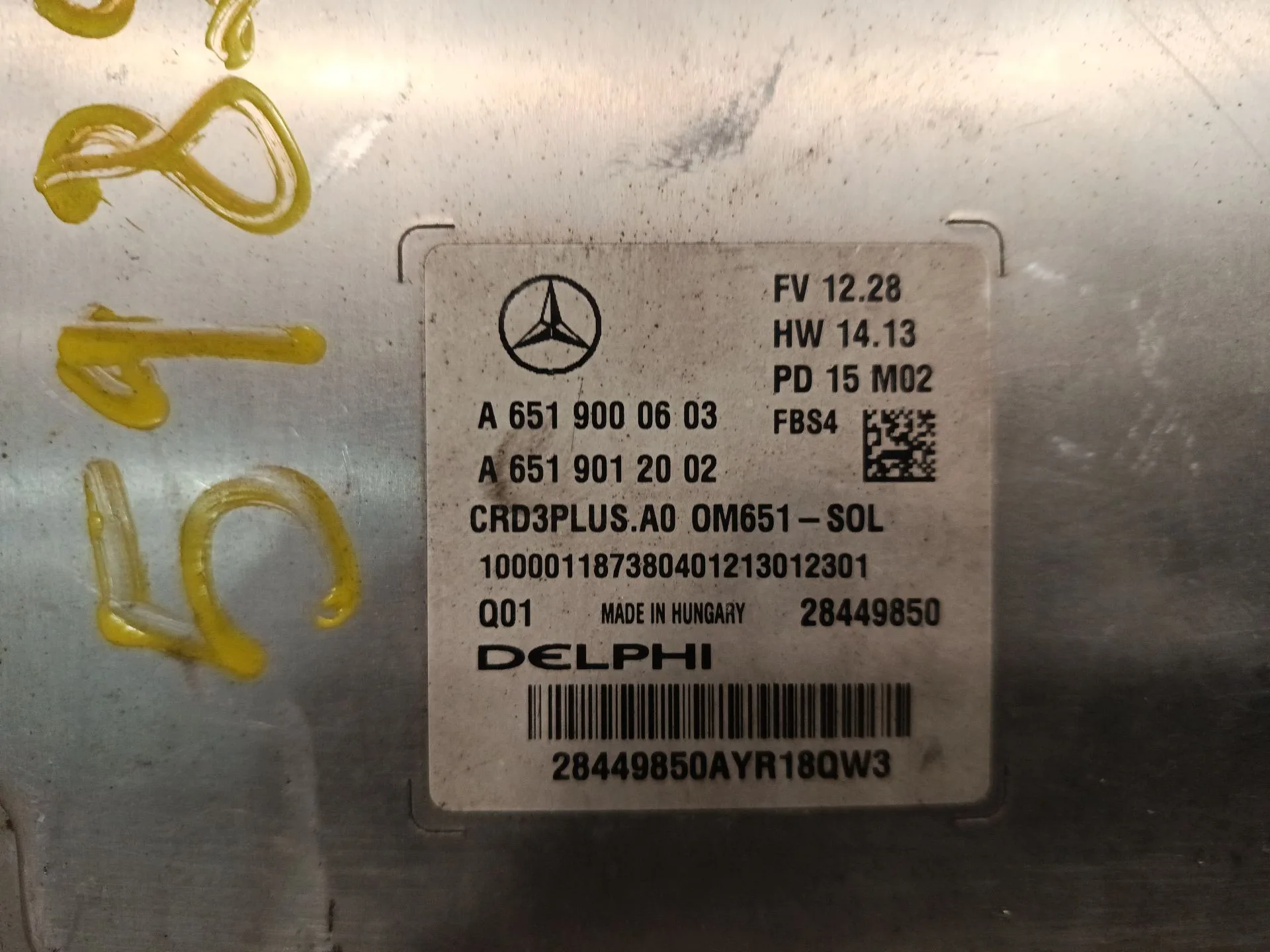 Centralita Motor Uce para Mercedes-Benz Clase C (W205)