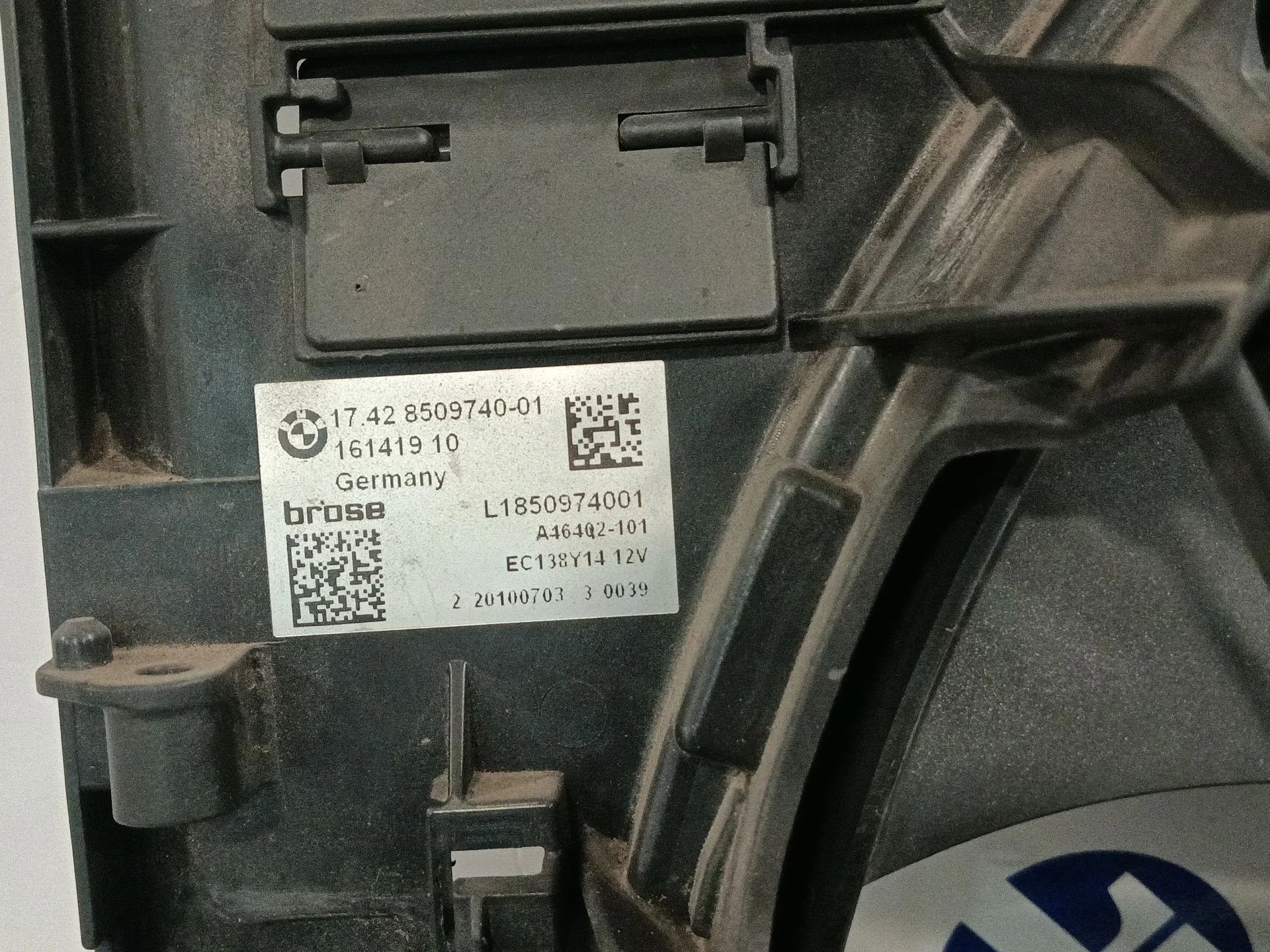 Electroventilador para Bmw 5 Touring (F11)