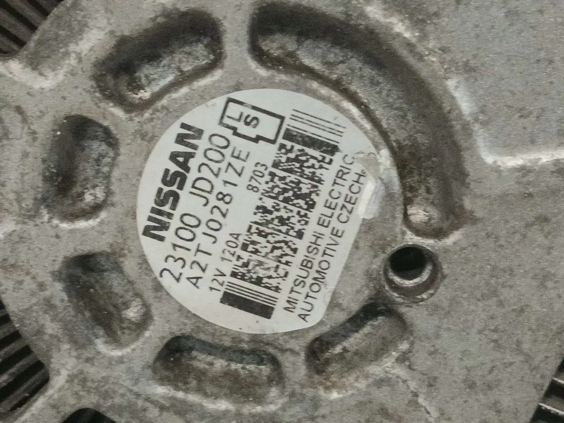 Alternador para Nissan Qashqai I (J10, Nj10)