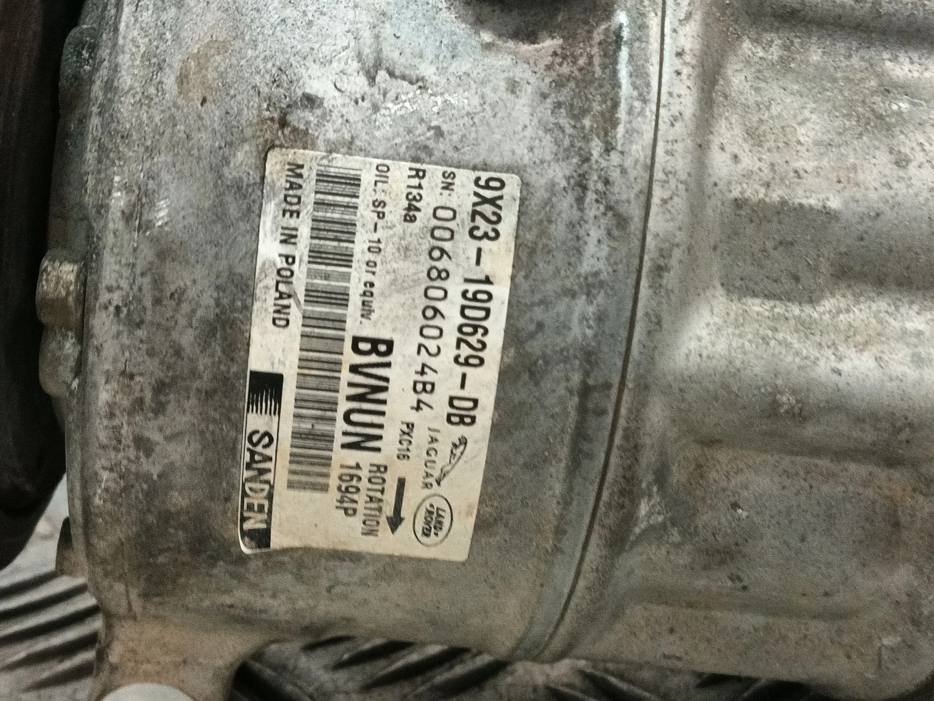 Compresor Aire Acondicionado para Land Rover Discovery Iv (L319)