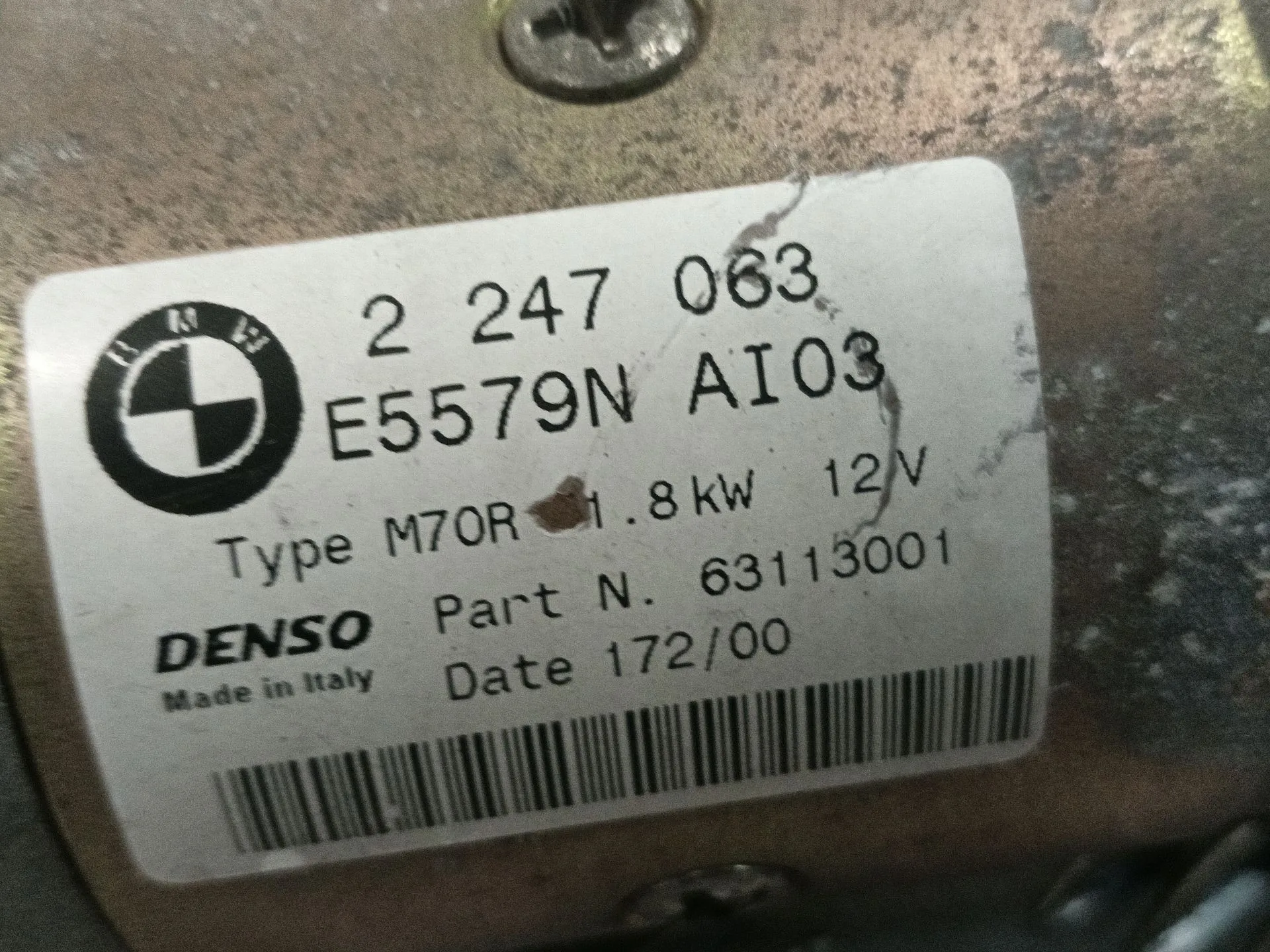 Motor Arranque para Bmw 3 (E46)
