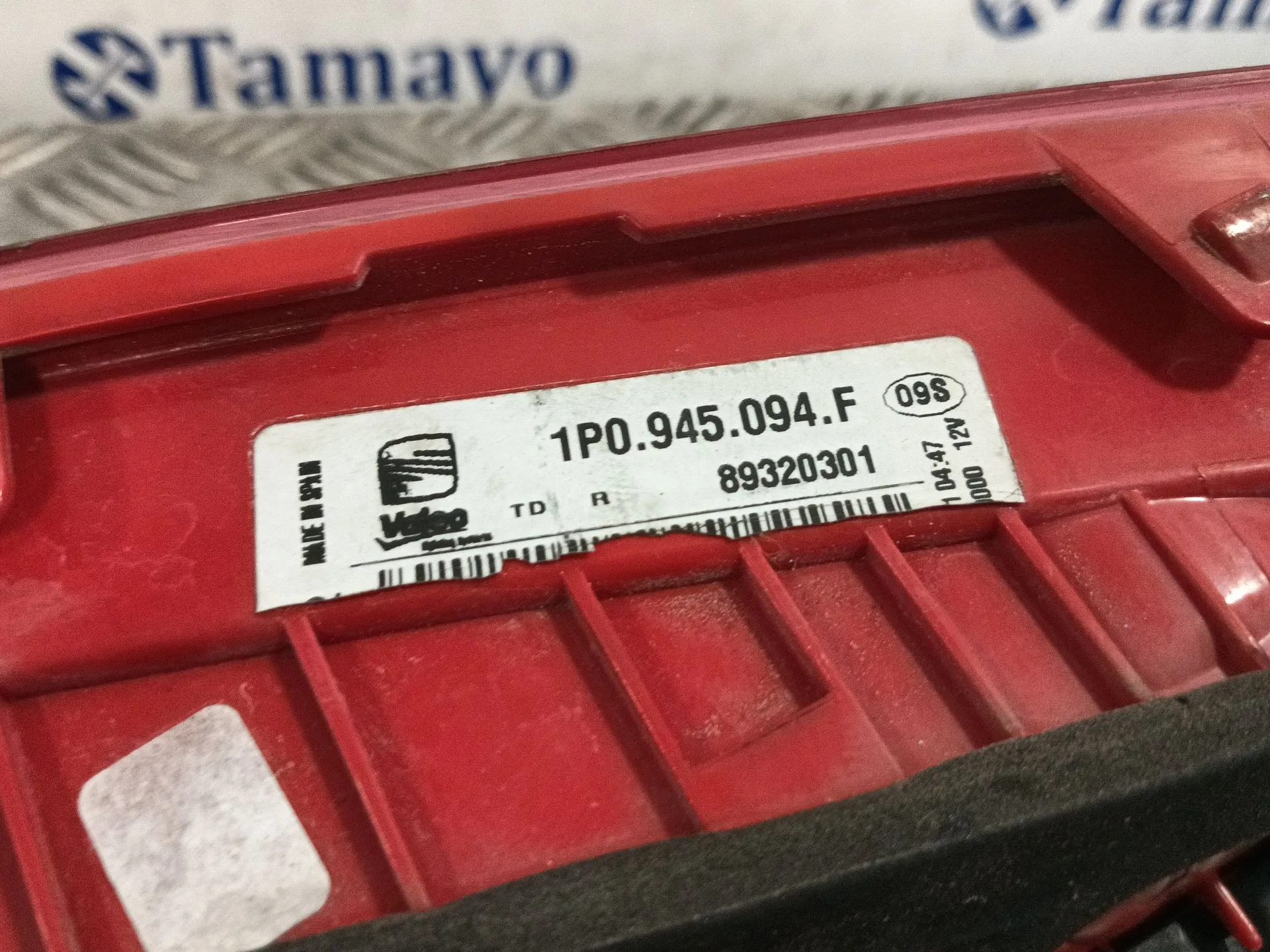 Piloto Trasero Derecho Porton para Seat Leon (1P1)