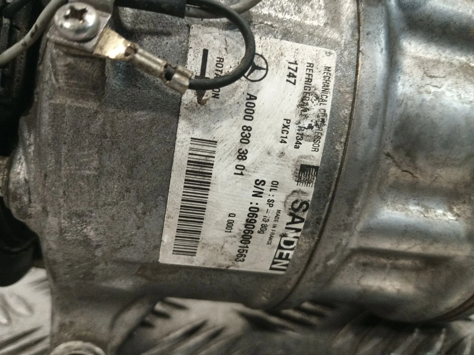 Compresor Aire Acondicionado para Mercedes-Benz Clase C (W205)