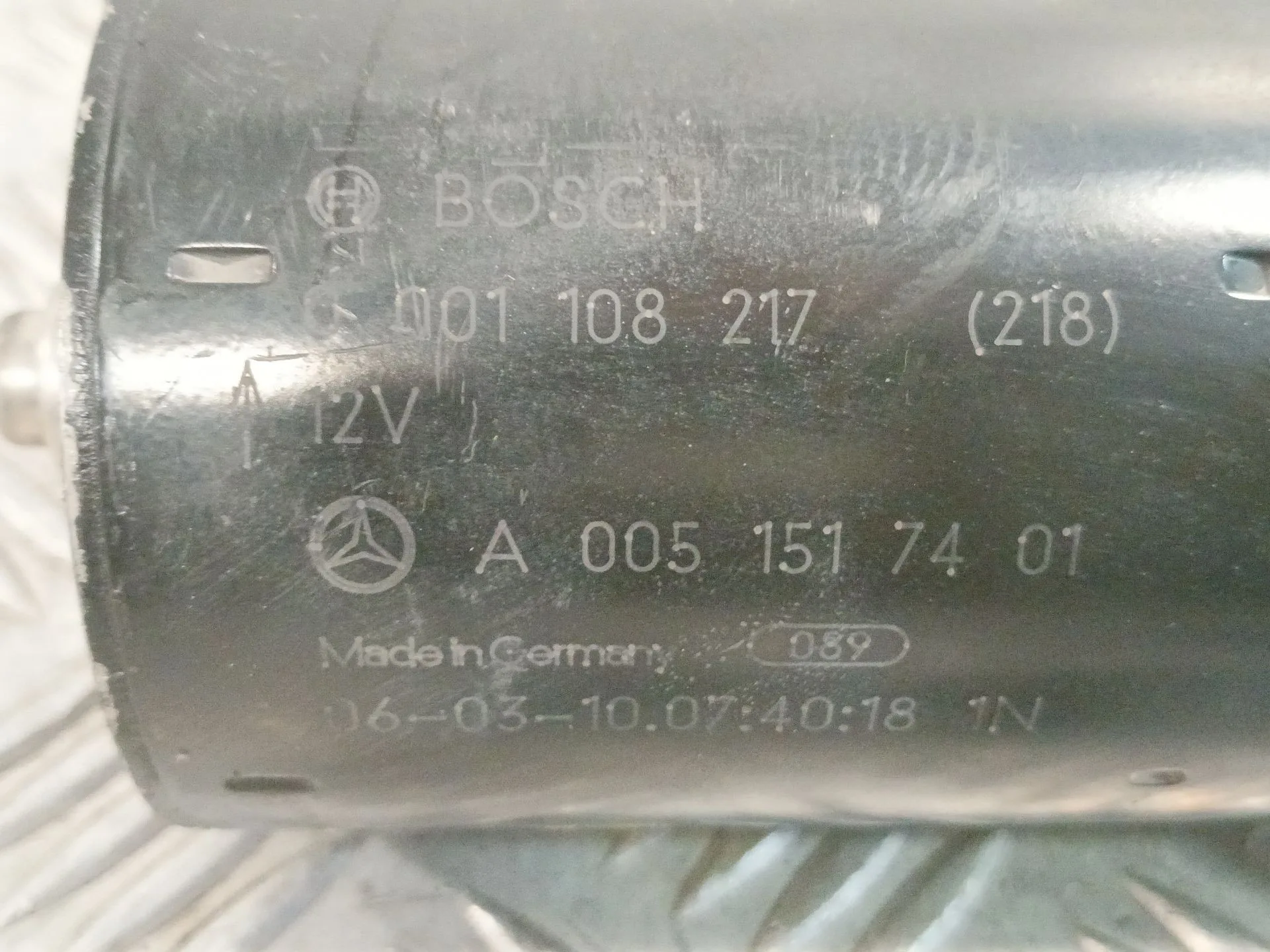 Motor Arranque para Mercedes-Benz Clase A (W169)