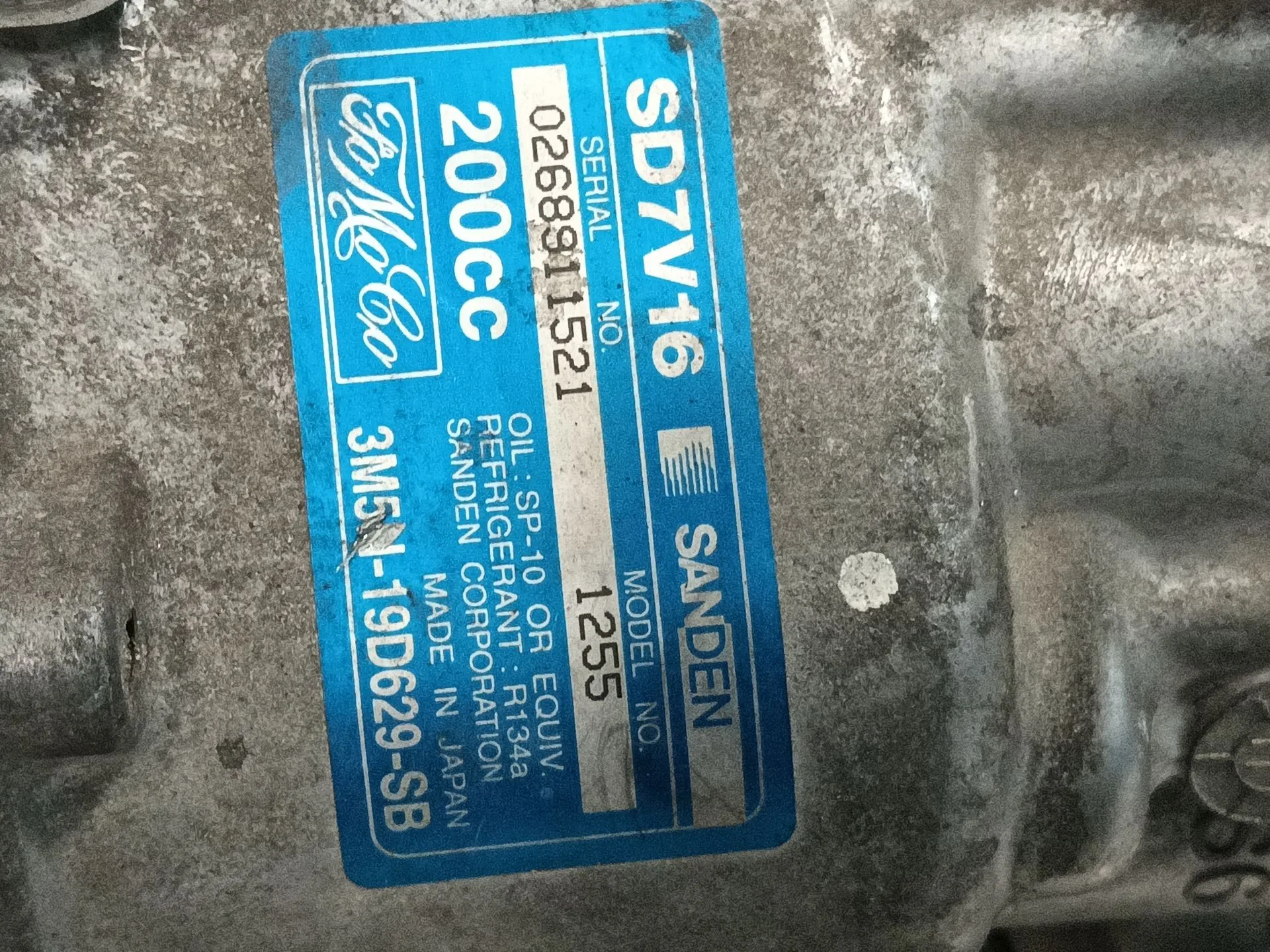 Compresor Aire Acondicionado para Mazda 3 Berlina (Bk)