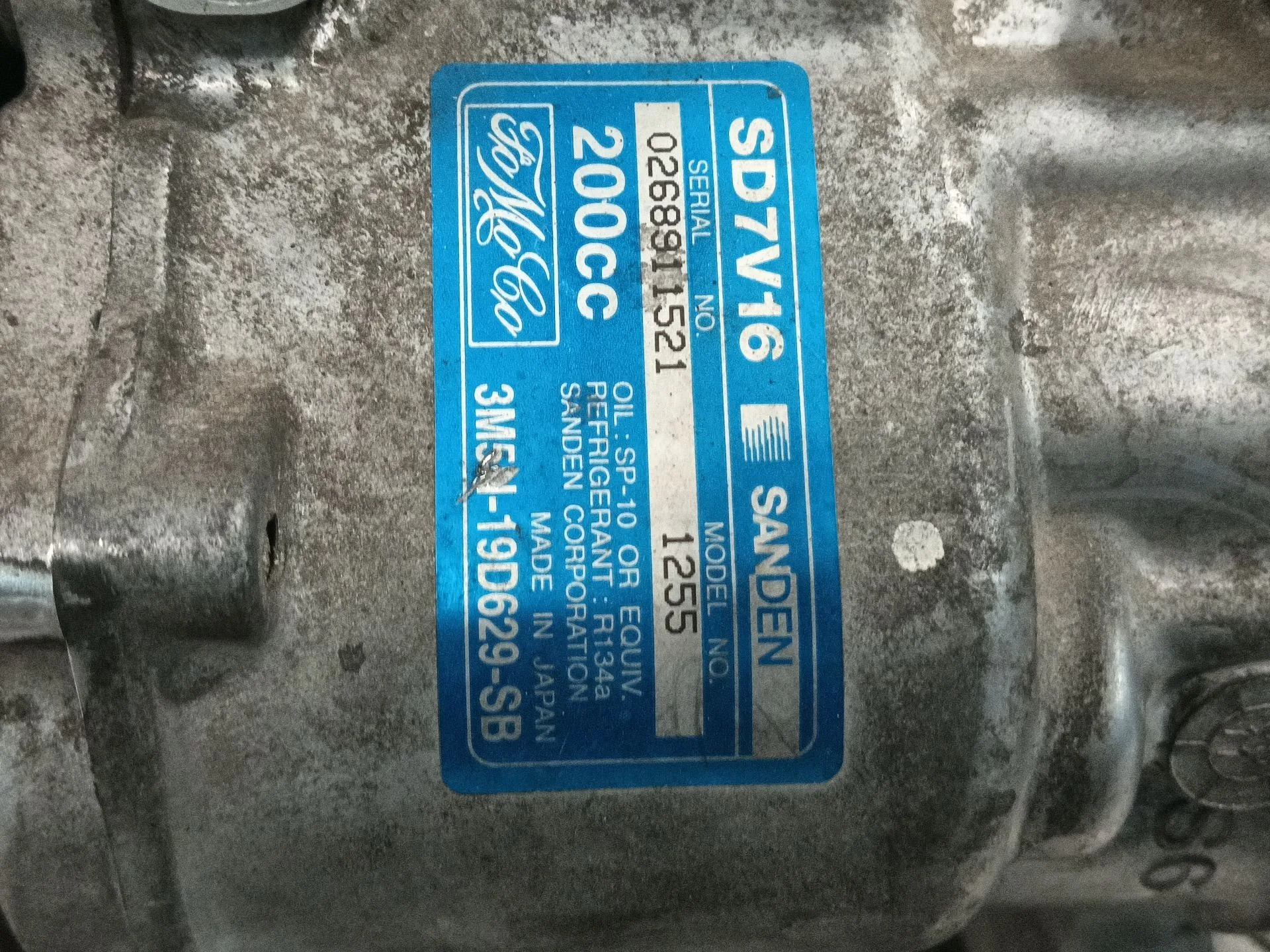 Compresor Aire Acondicionado para Mazda 3 Berlina (Bk)