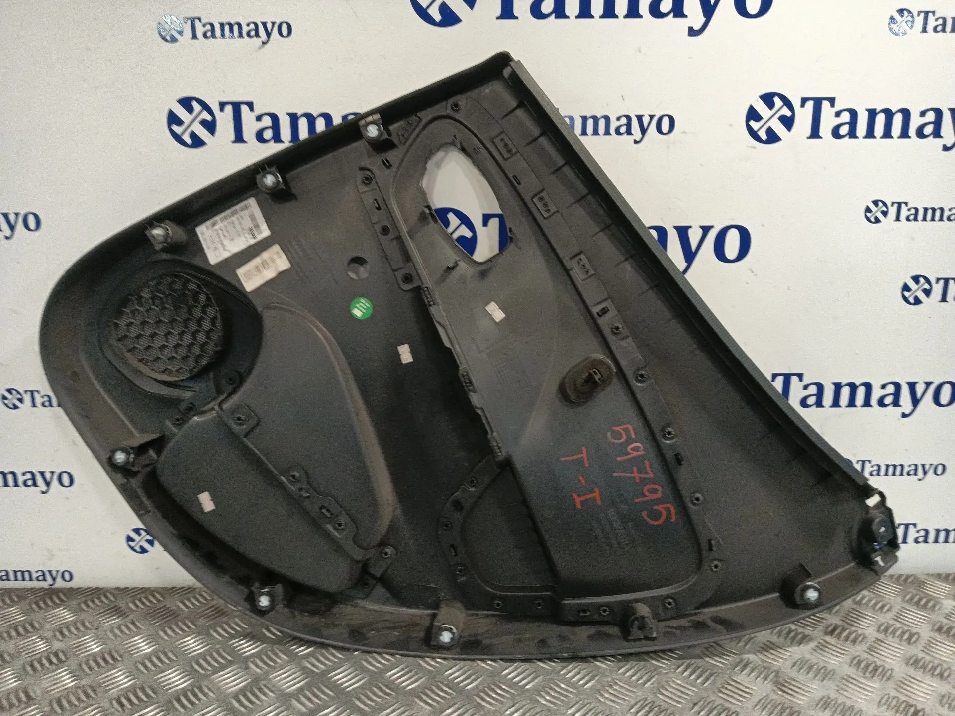 Guarnecido Puerta Trasera Izquierda para Renault Clio Iv (Bh_)