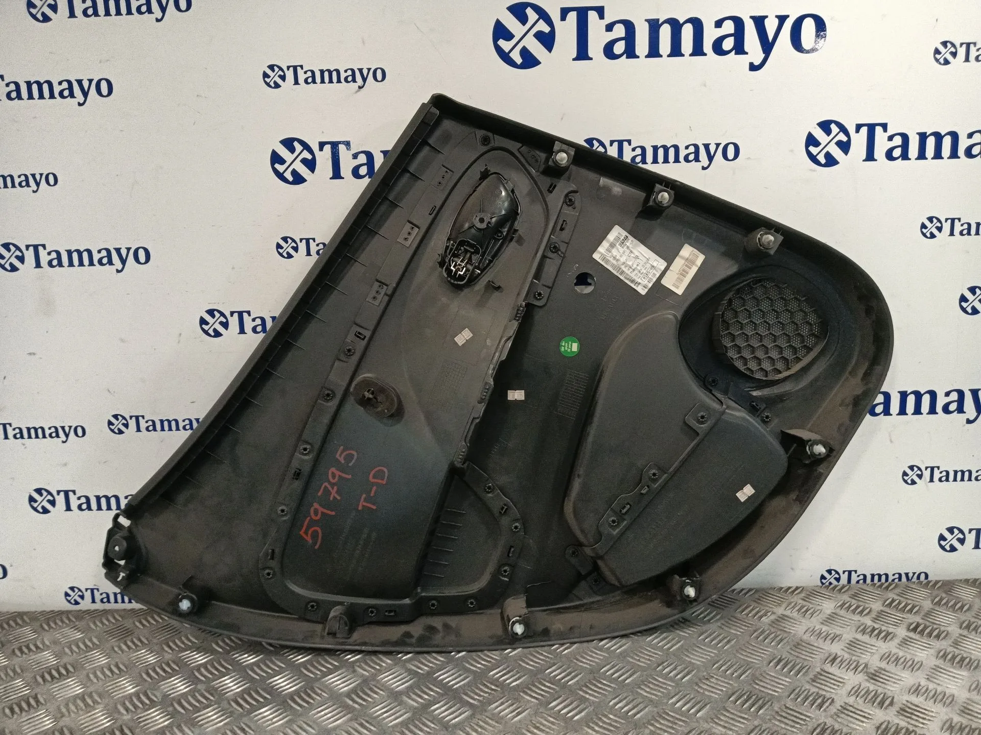 Guarnecido Puerta Trasera Derecha para Renault Clio Iv (Bh_)