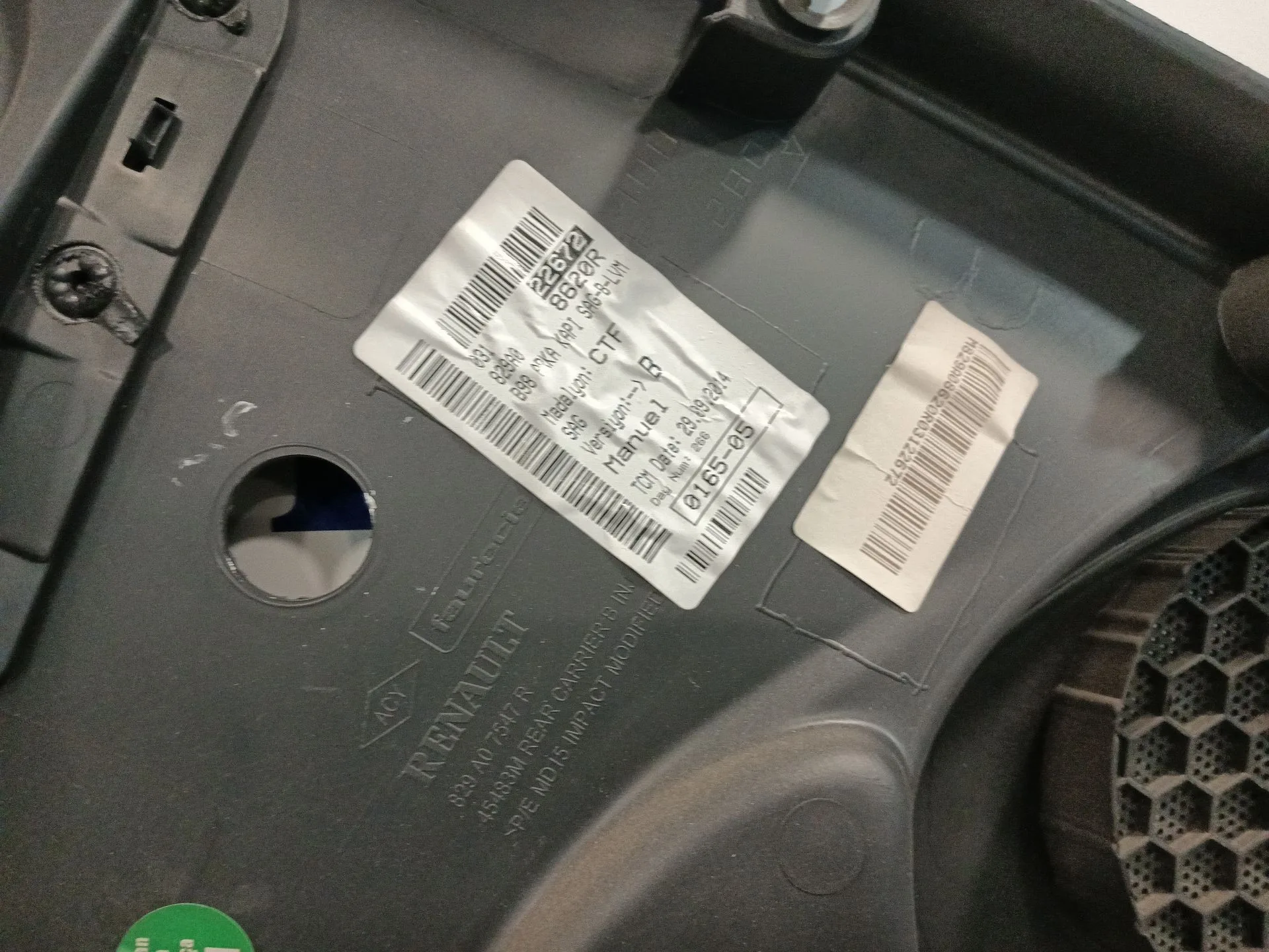 Guarnecido Puerta Trasera Derecha para Renault Clio Iv (Bh_)