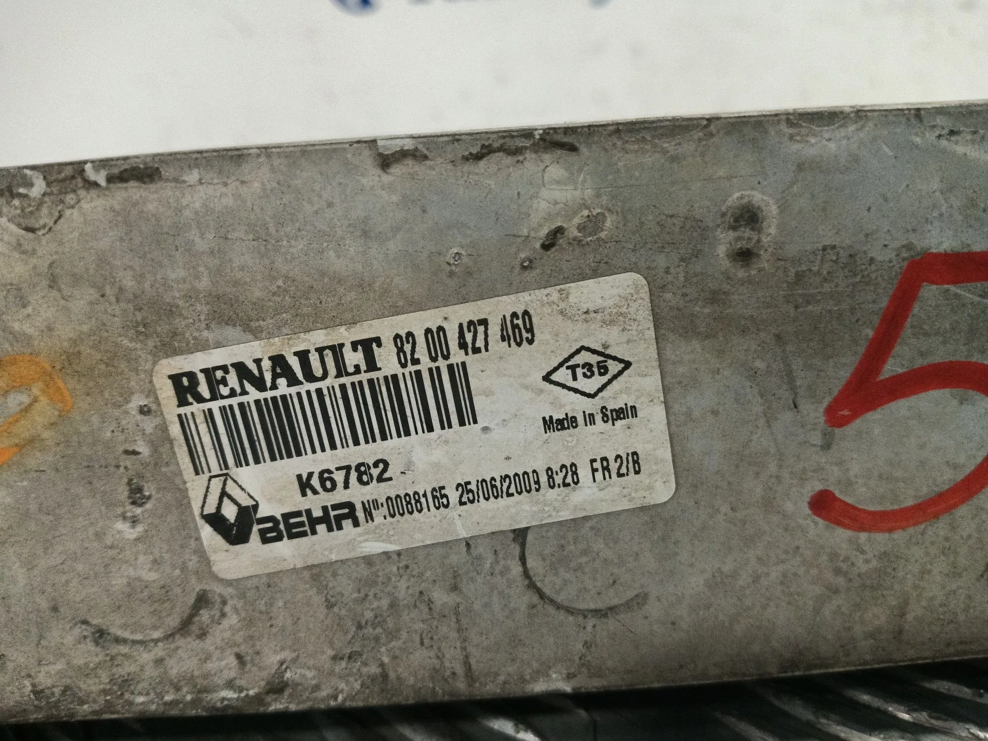 Intercooler para Renault Kangoo / Grand Kangoo Ii (Kw0/1_)