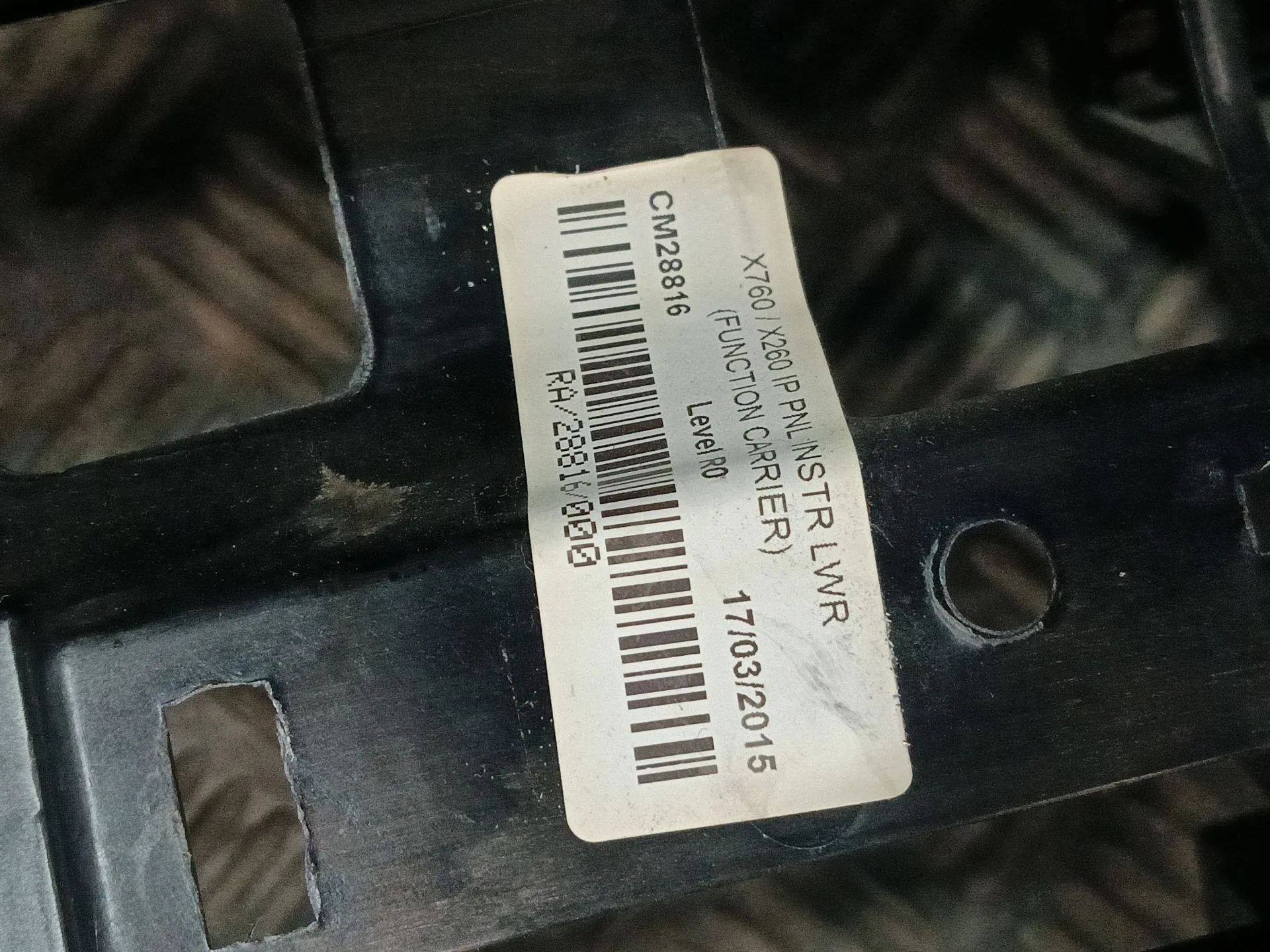 Salpicadero para Jaguar Xe (X760)