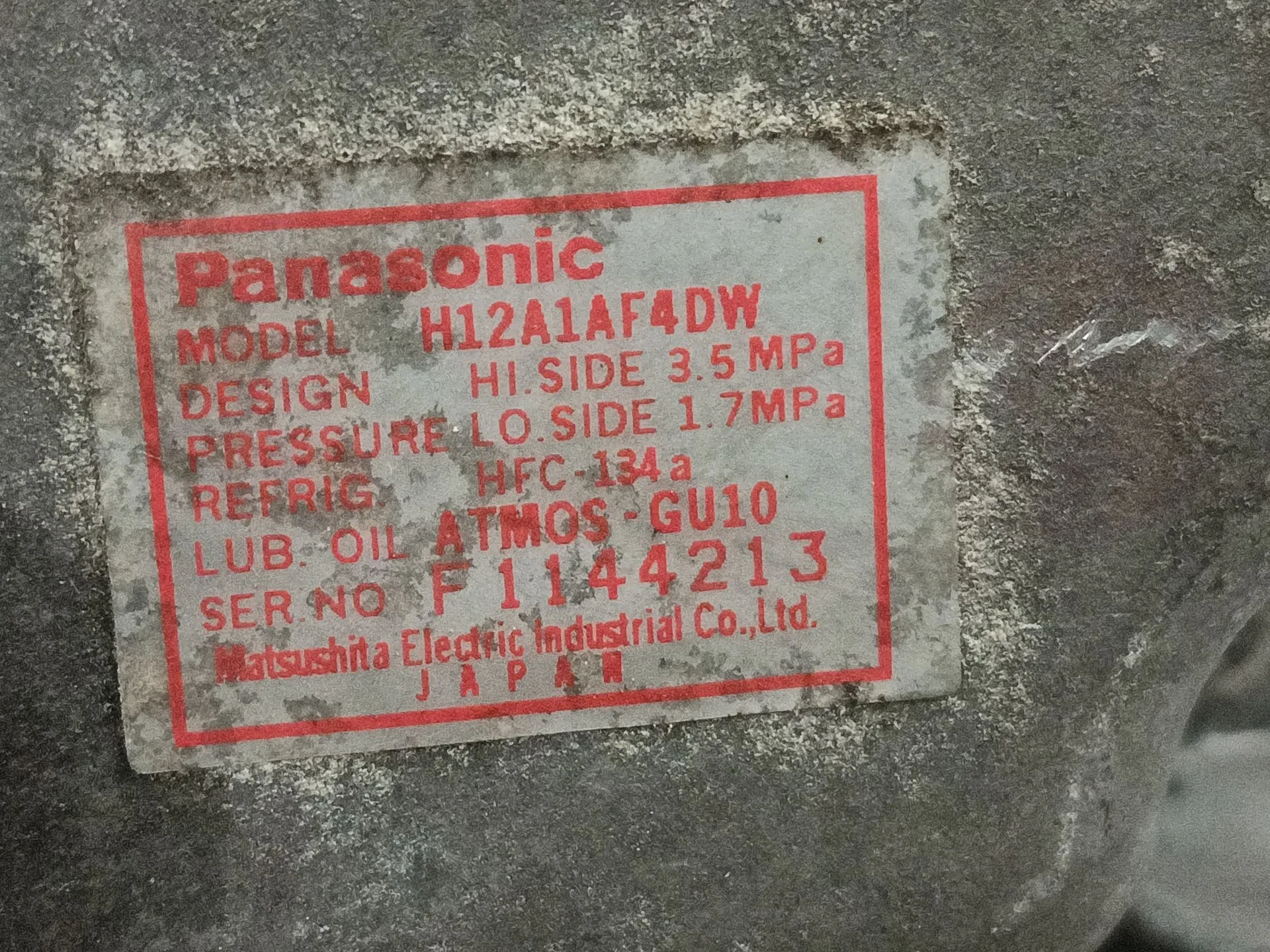 Compresor Aire Acondicionado para Mazda 6 Monovolumen (Gy)