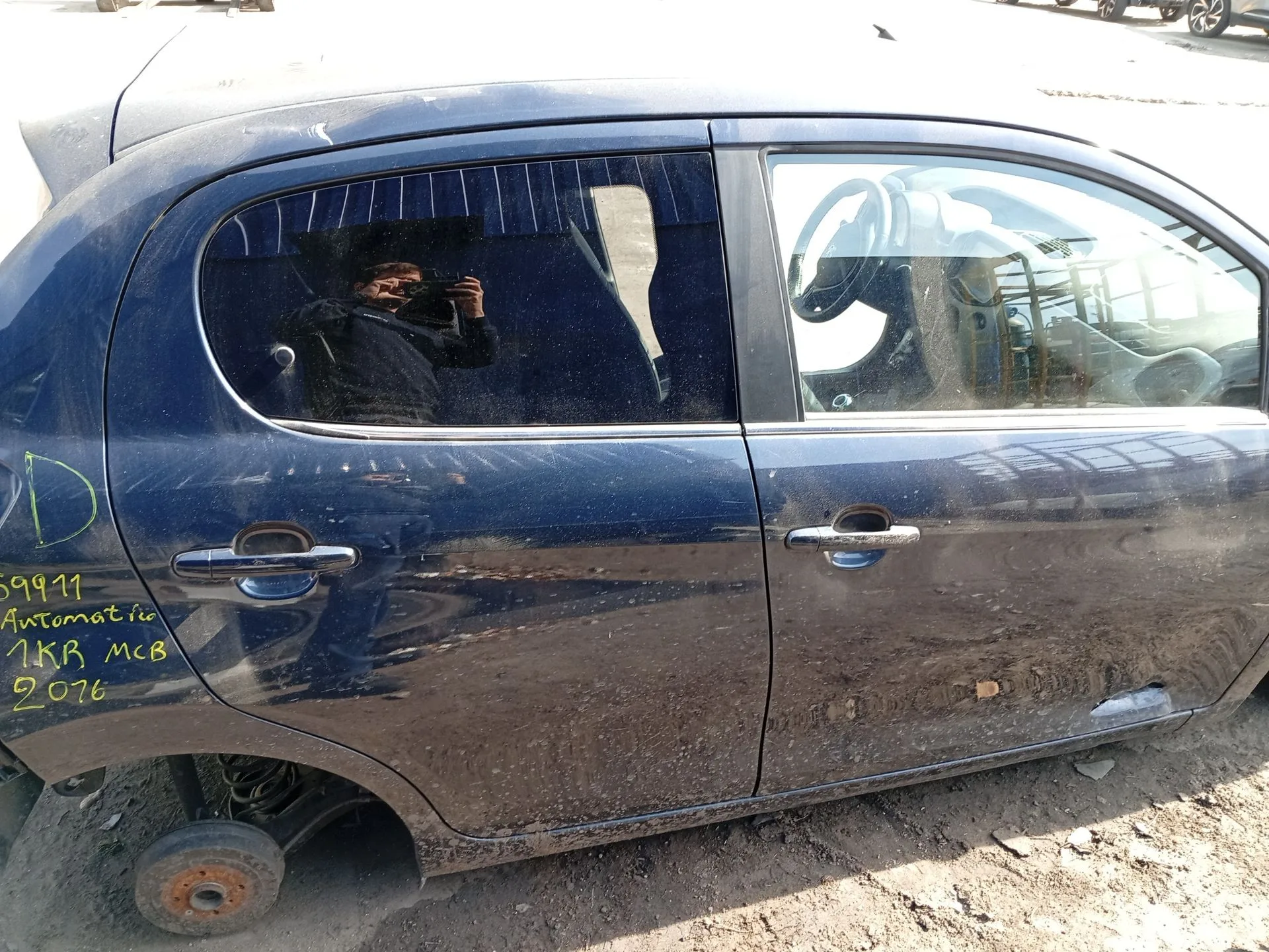 Puerta Trasera Derecha para Peugeot 108