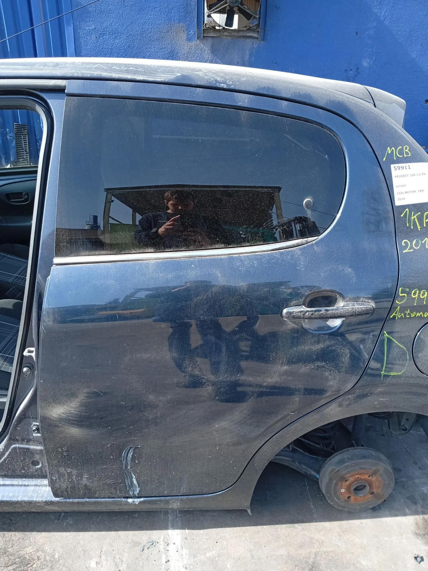 Puerta Trasera Izquierda para Peugeot 108