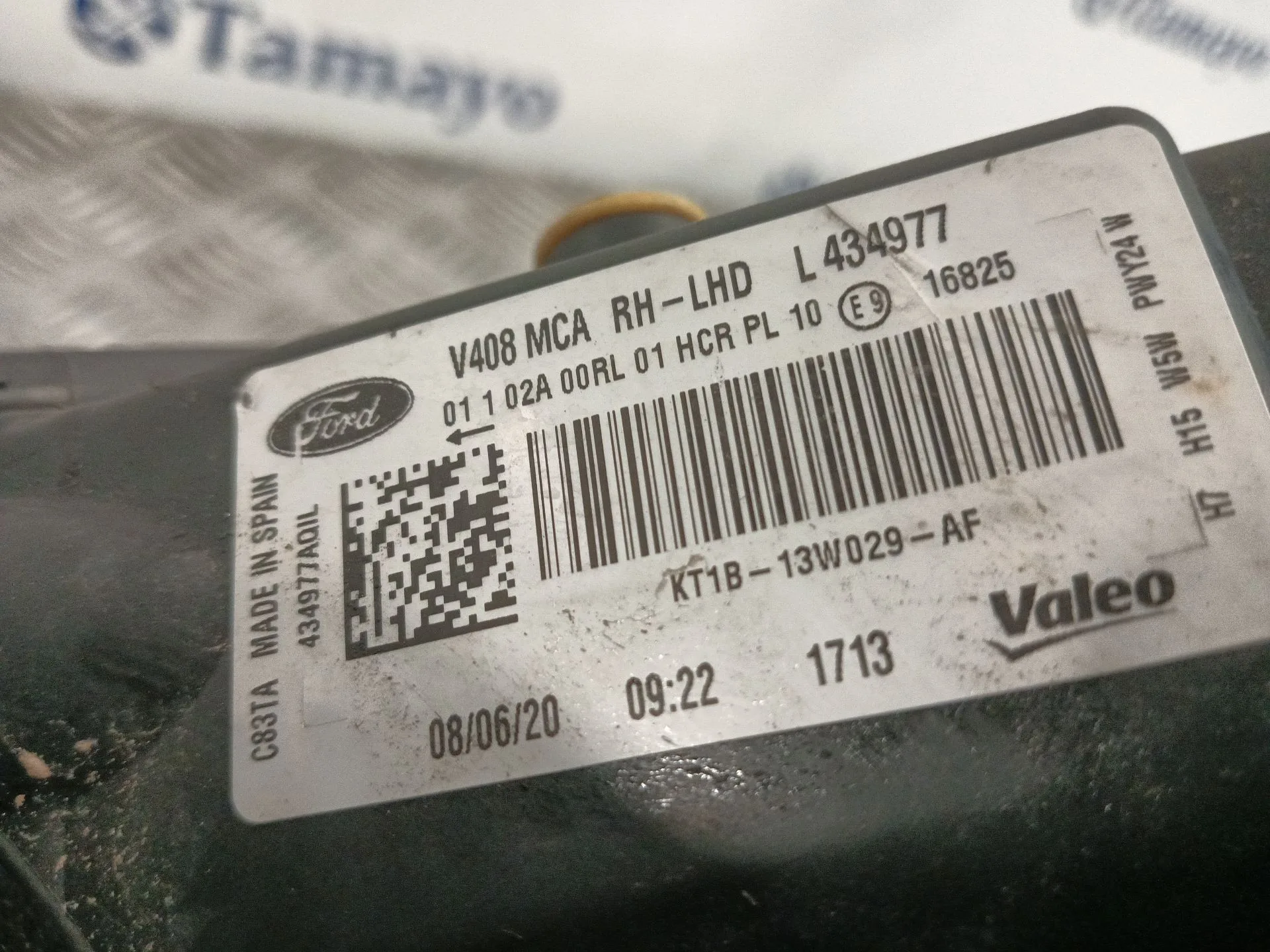 Faro Derecho para Ford Transit Connect V408 Furgoneta/Monovolumen
