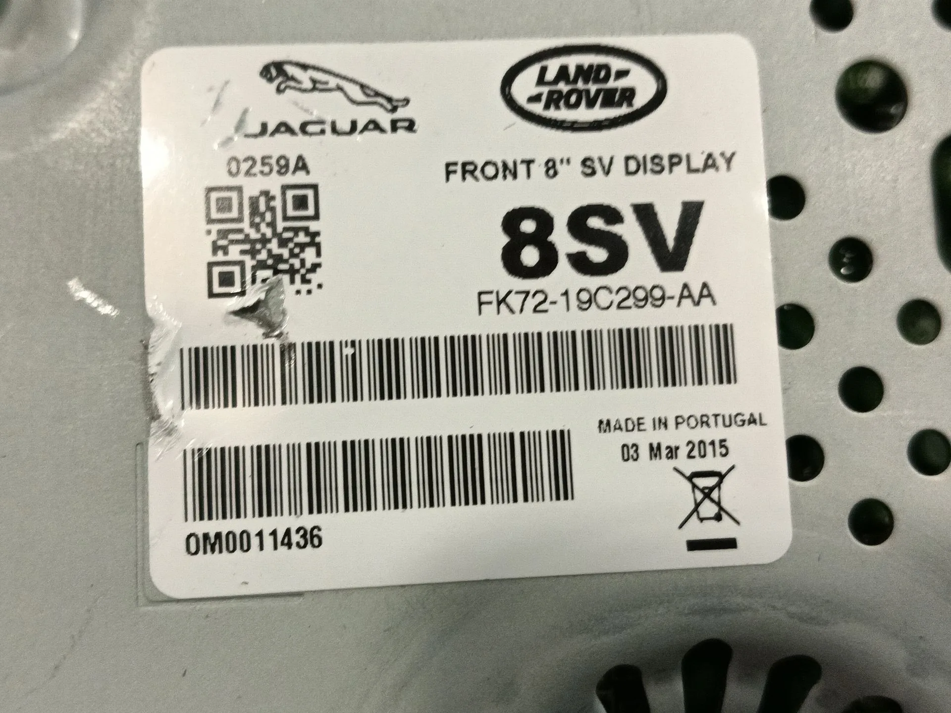 Pantalla Multifuncion para Jaguar Xe (X760)