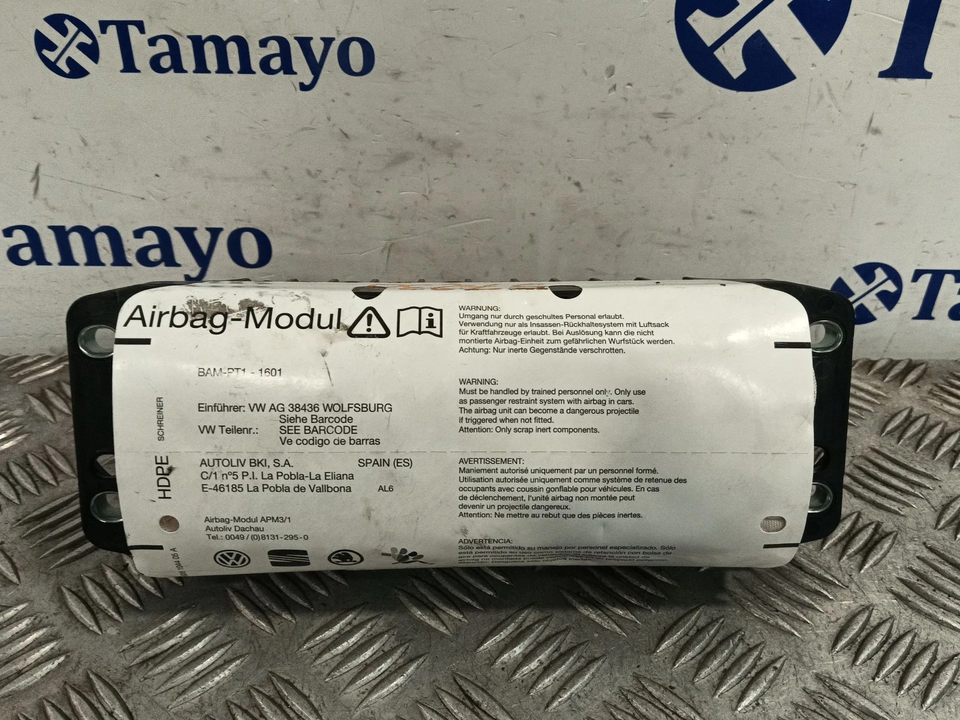Airbag Delantero Derecho para Seat Altea Xl (5P5)