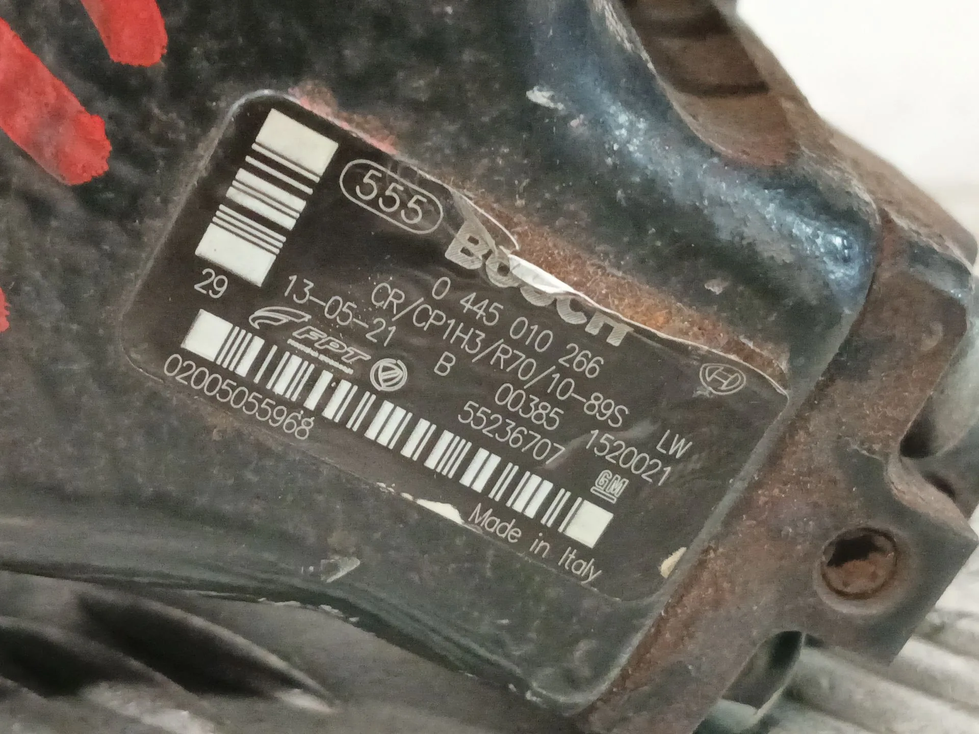 Bomba Inyeccion para Fiat Fiorino Furgoneta/Monovolumen (225_)
