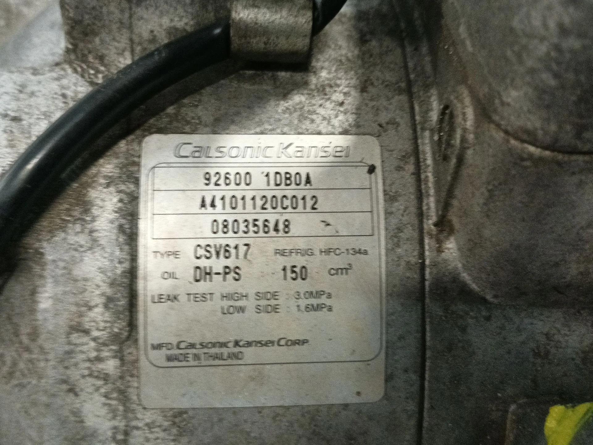 Compresor Aire Acondicionado para Nissan Qashqai I (J10, Nj10)