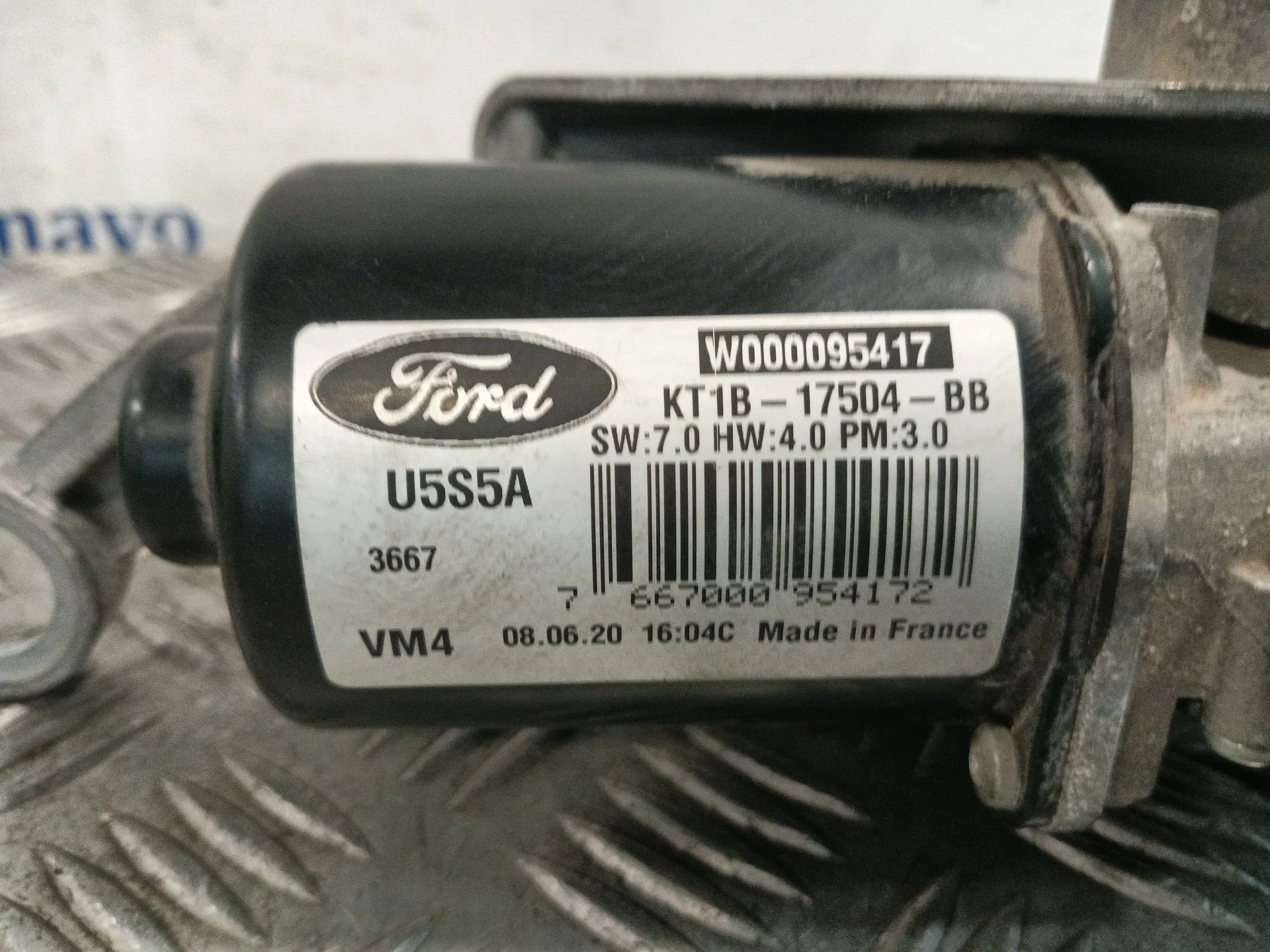Motor Limpia Delantero para Ford Transit Connect V408 Furgoneta/Monovolumen