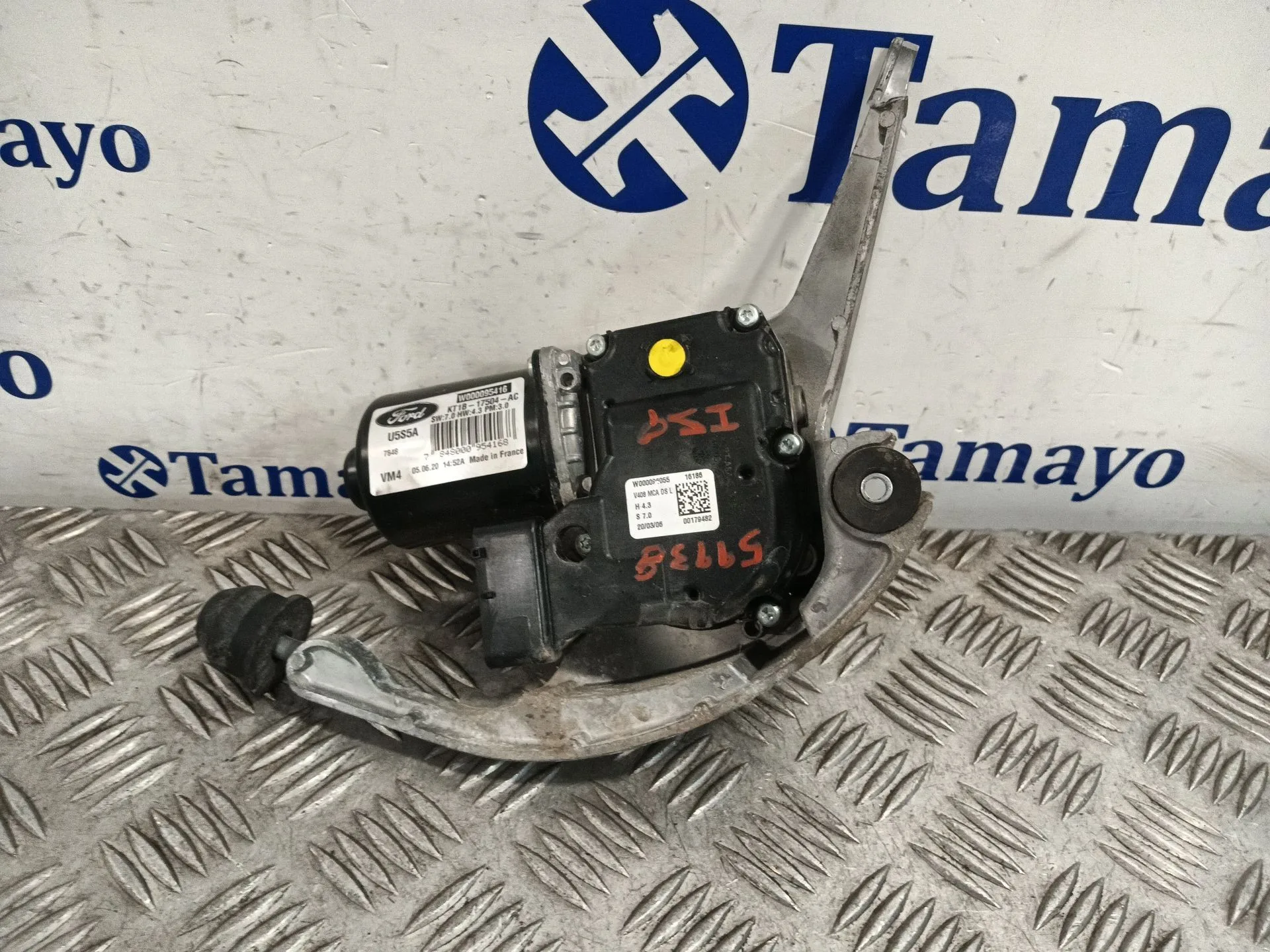 Motor Limpia Delantero para Ford Transit Connect V408 Furgoneta/Monovolumen