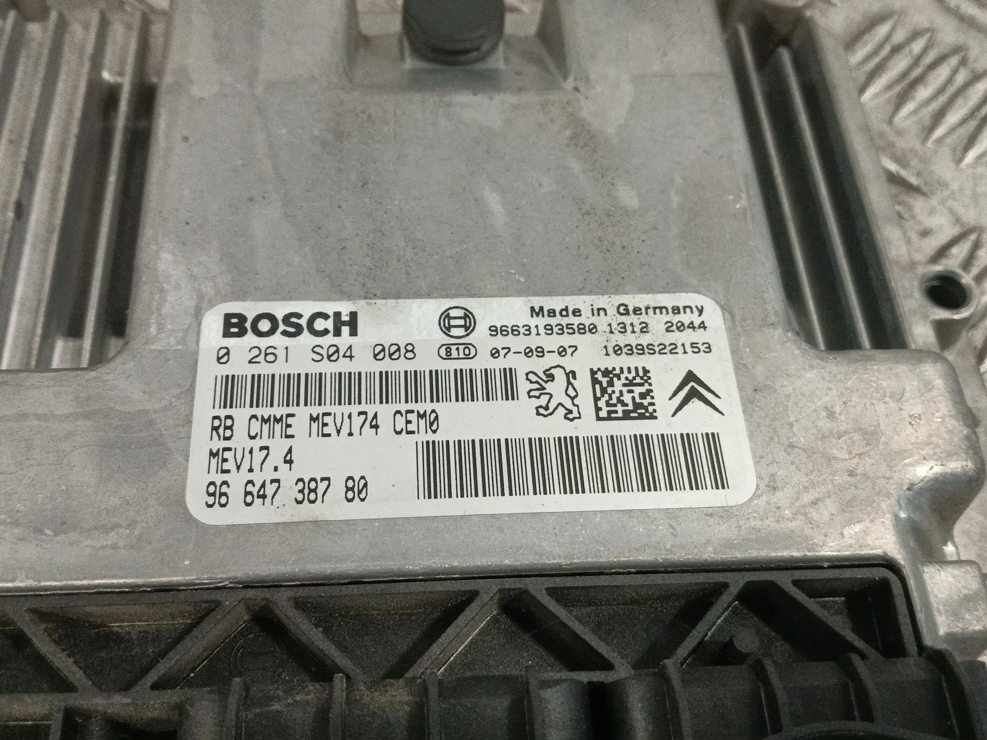 Centralita Motor Uce para Peugeot 207/207+ (Wa_, Wc_)