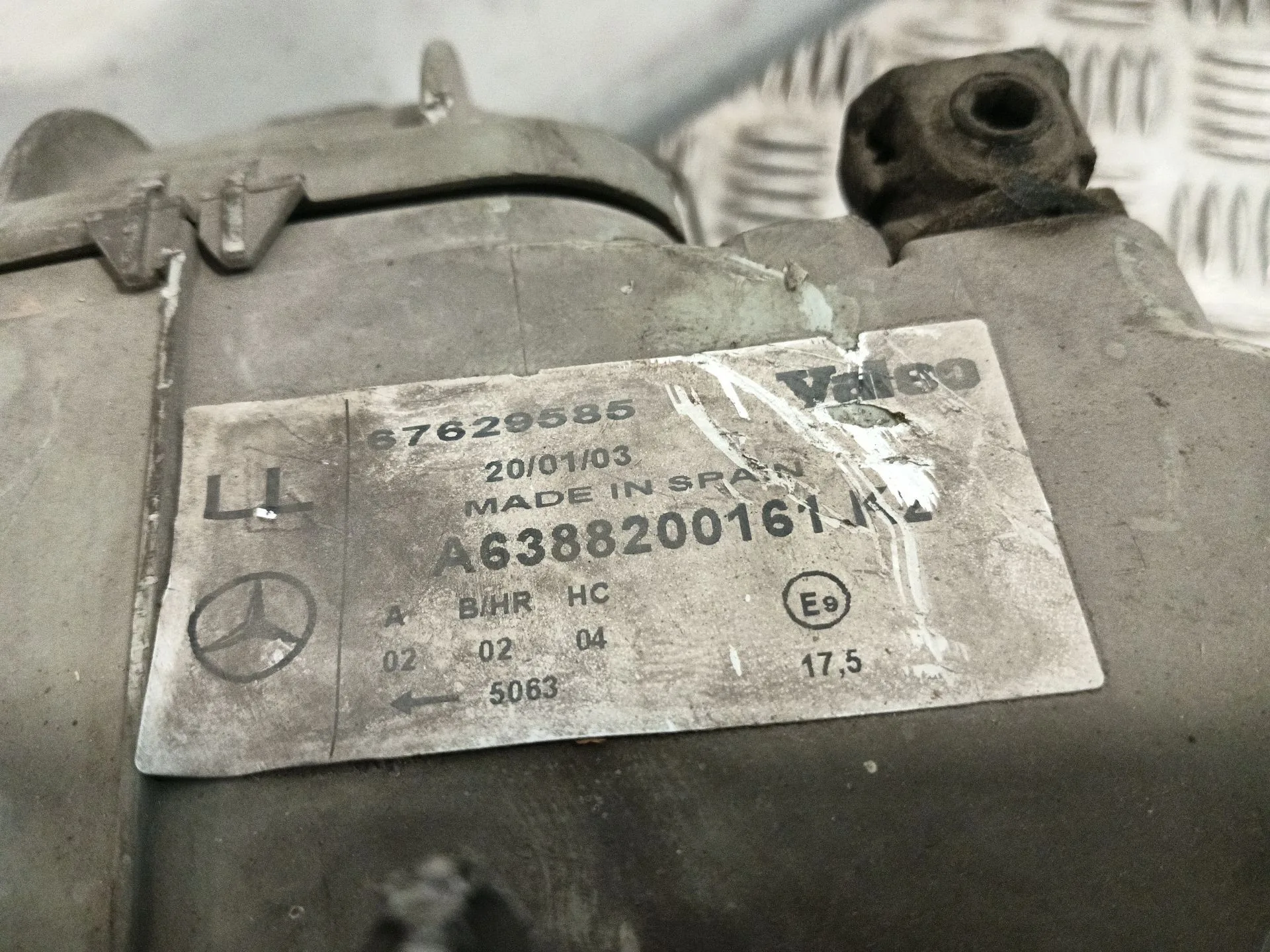 Faro Derecho para Mercedes-Benz Vito Furgoneta (W638)