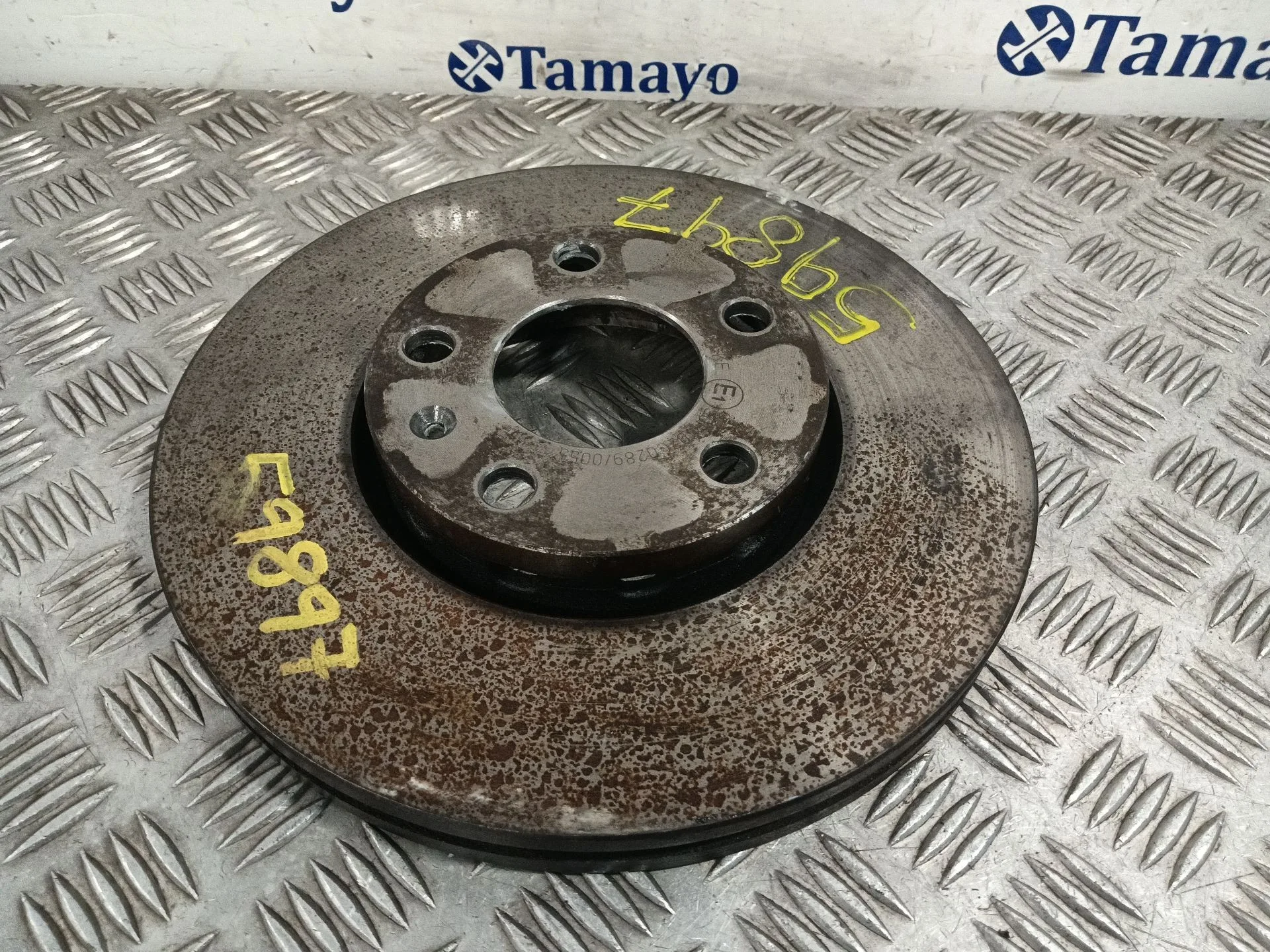 Disco Freno Delantero Izquierdo para Seat Exeo (3R2)