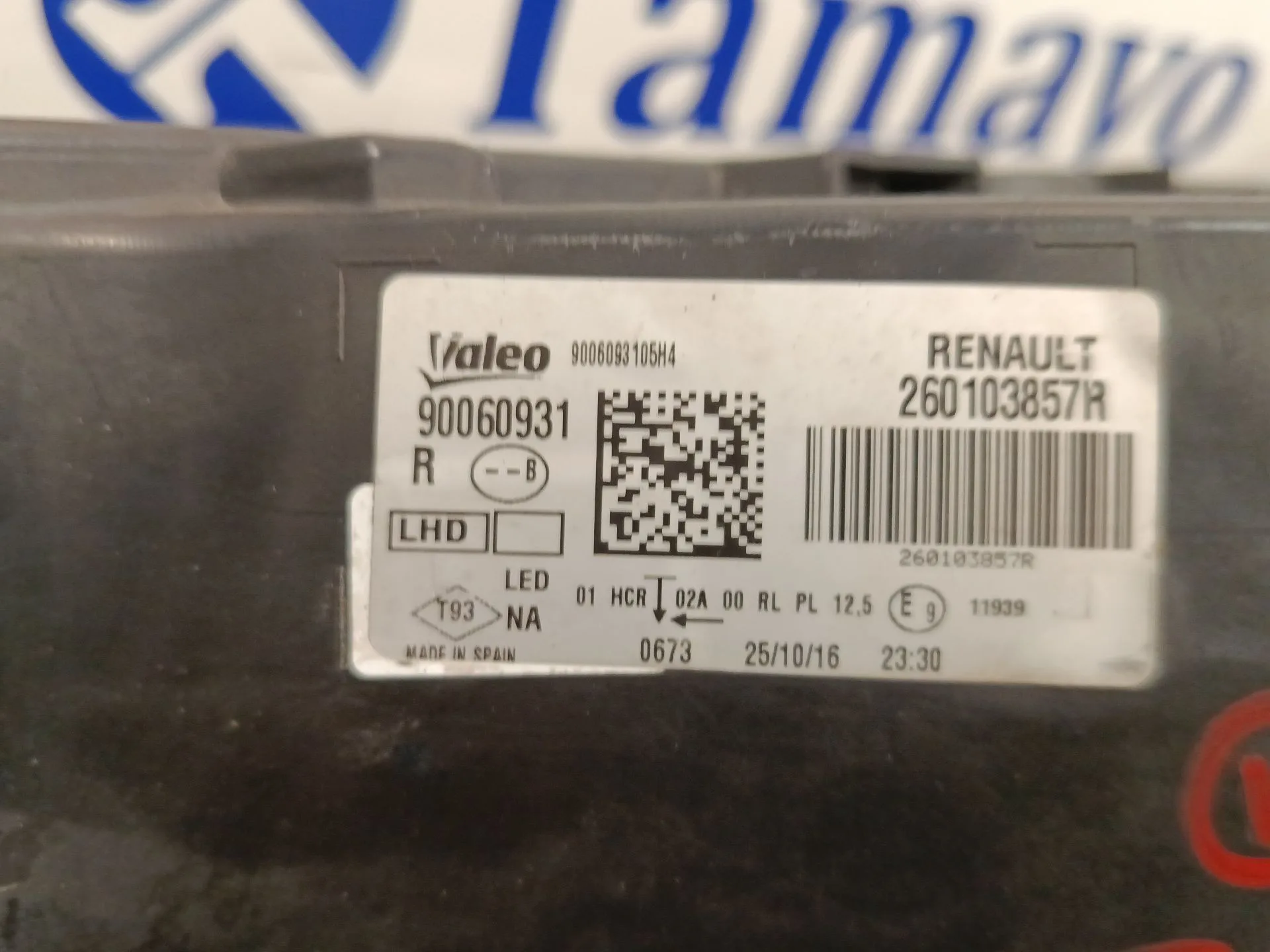 Faro Derecho para Renault Megane Iv Hatchback (B9A/M/N_)