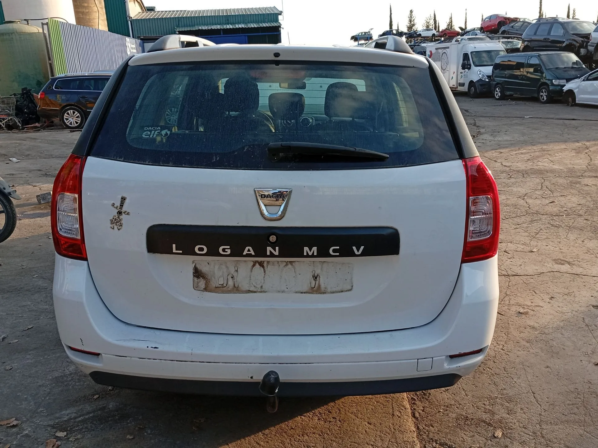 Refuerzo Paragolpes Trasero para Dacia Logan Ii