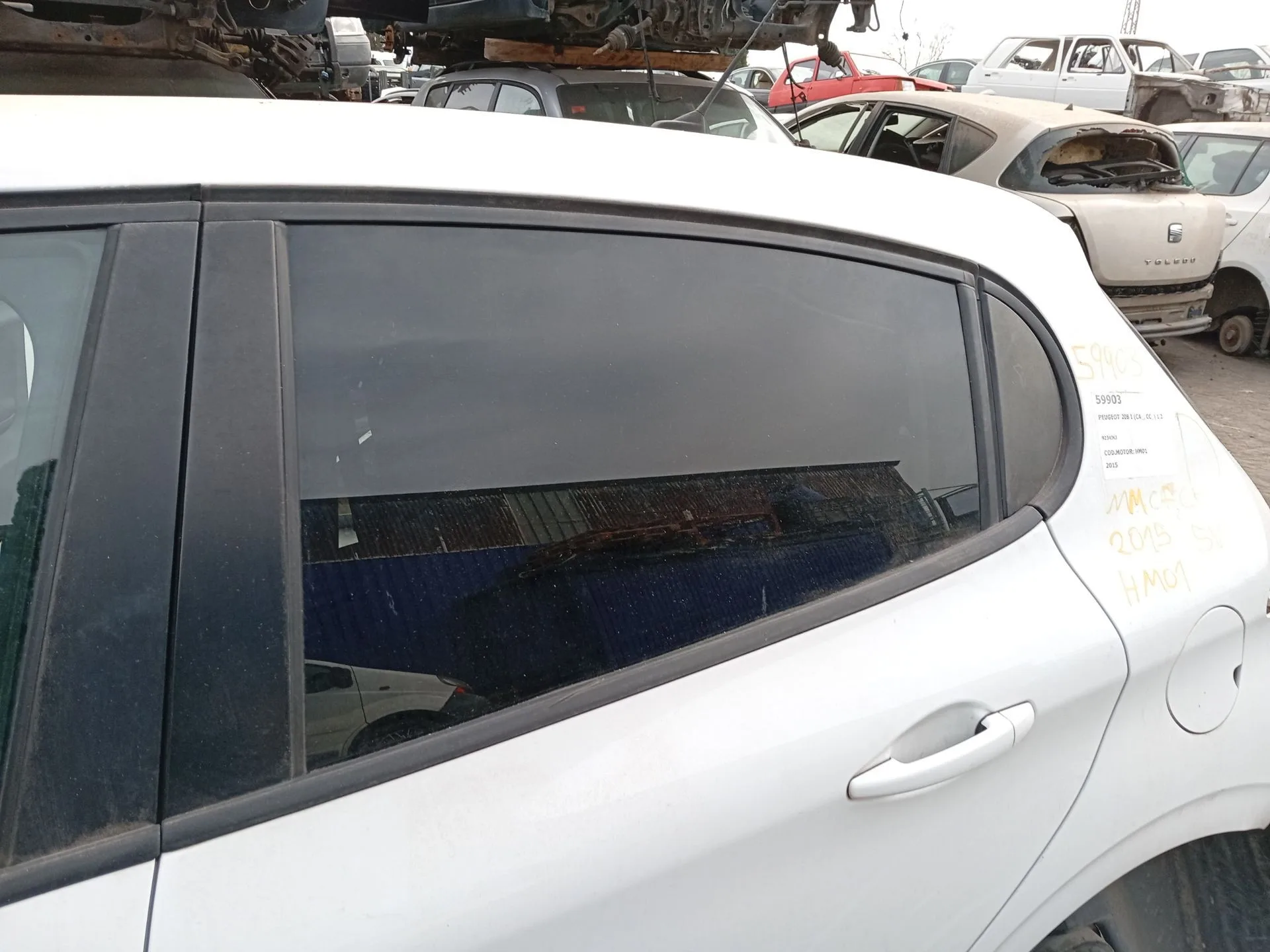 Luna Trasera Izquierda para Peugeot 208 I (Ca_, Cc_)