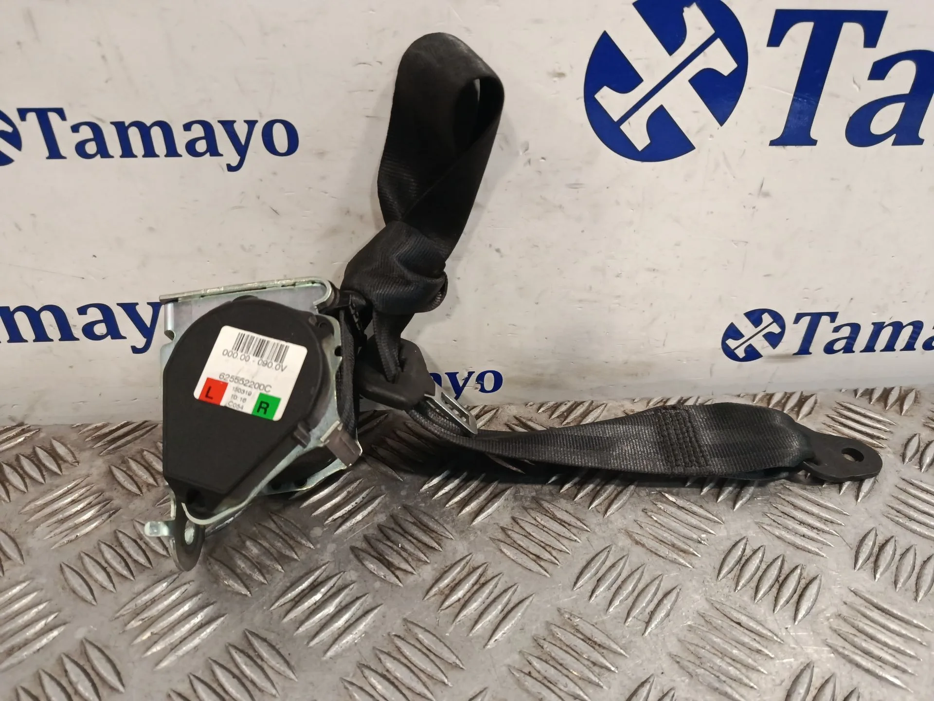 Cinturon Seguridad Trasero Izquierdo para Dacia Sandero